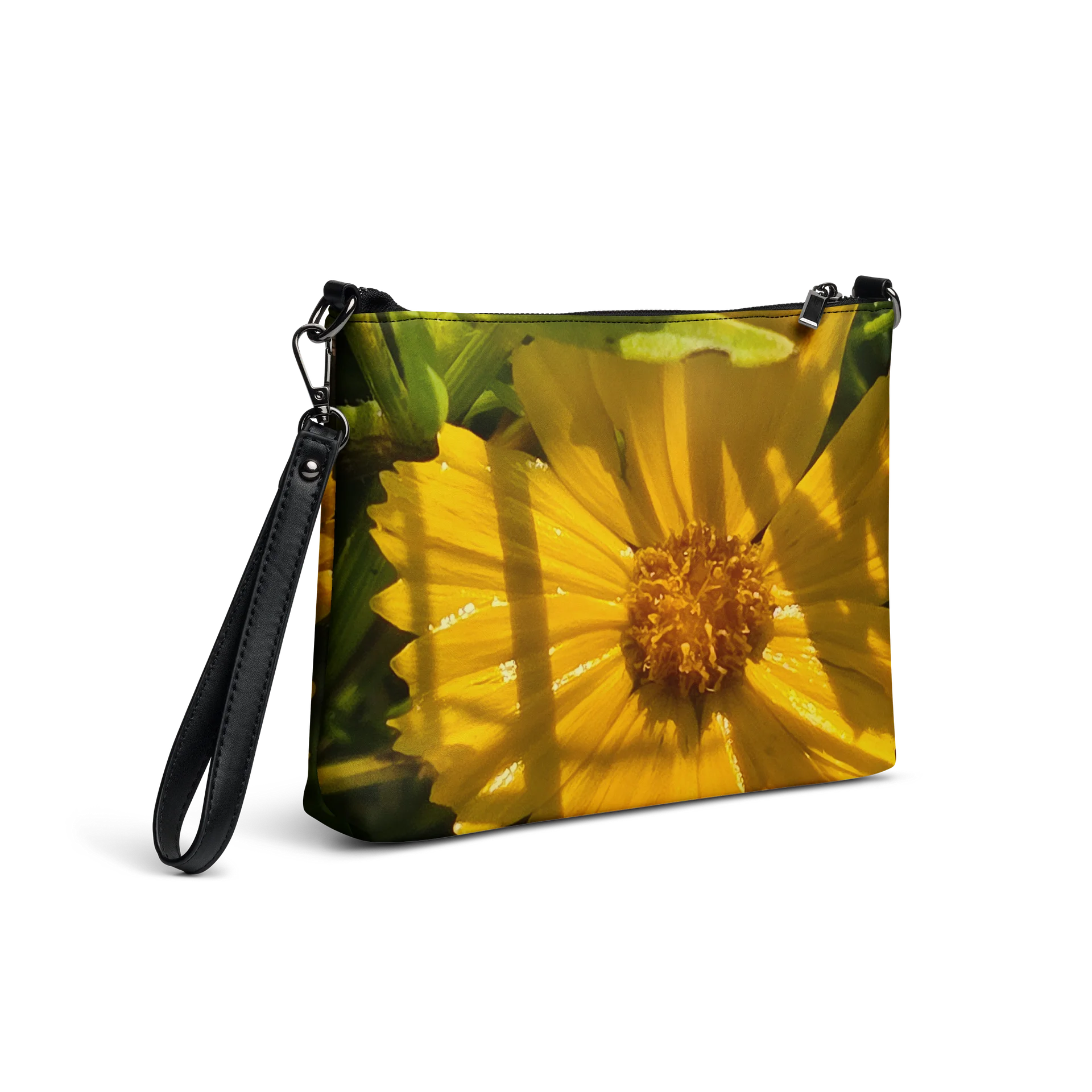 Sunlit Yellow Bloom Crossbody Bag product image (5)