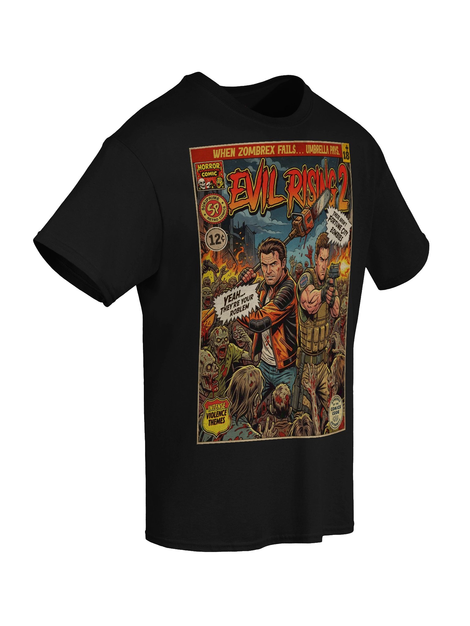 Evil Rising 2 Comic Art T-Shirt product image (6)