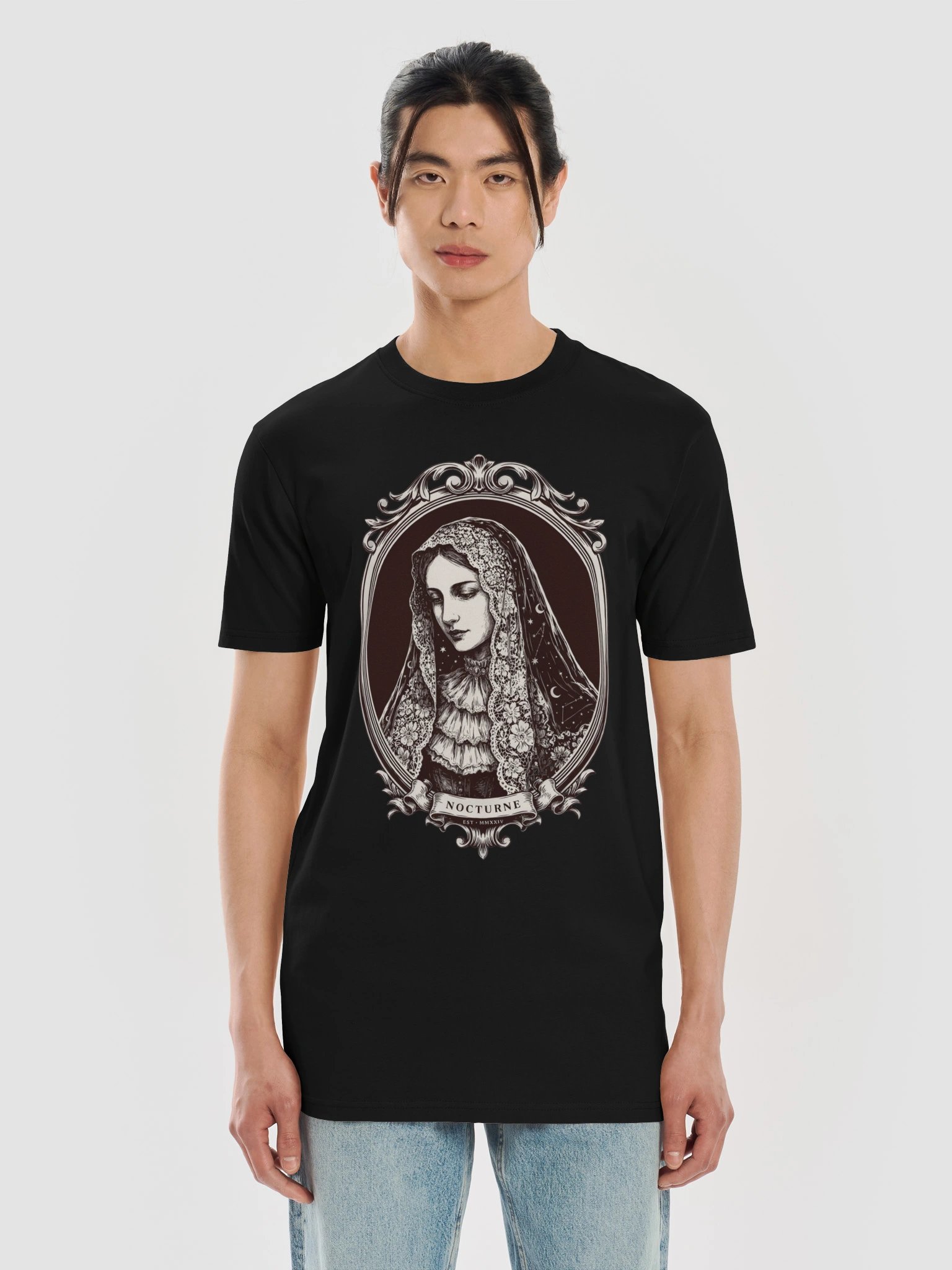 The Nocturne Cameo // Veiled Madonna Heavyweight Tee product image (7)