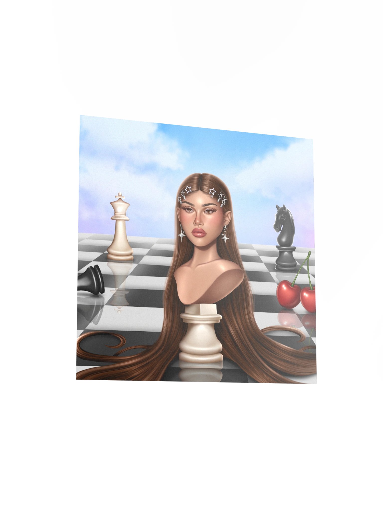 Checkmate Queen Print — Borderless product image (4)