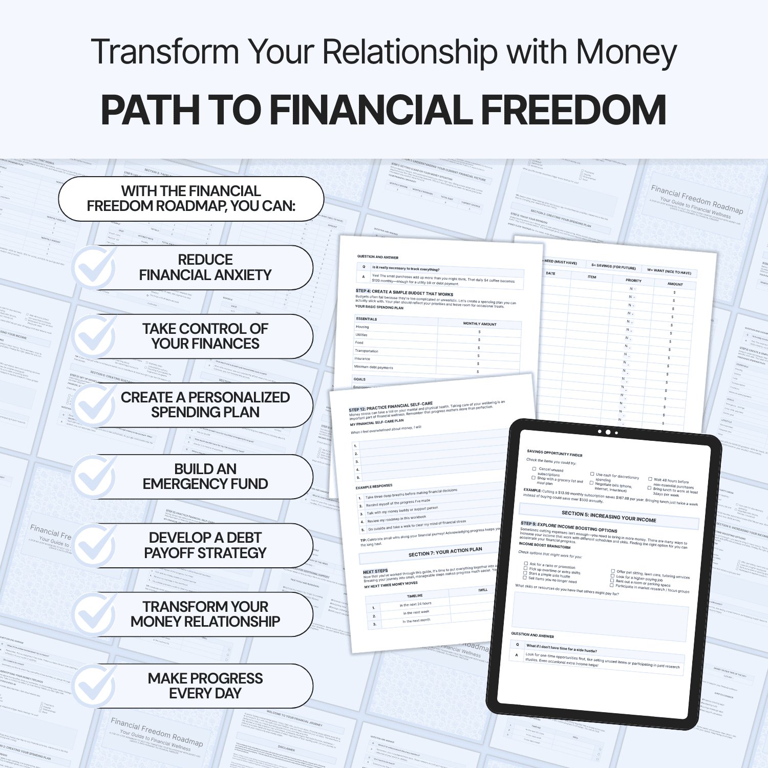 Financial Freedom Roadmap - Google Docs product image (5)