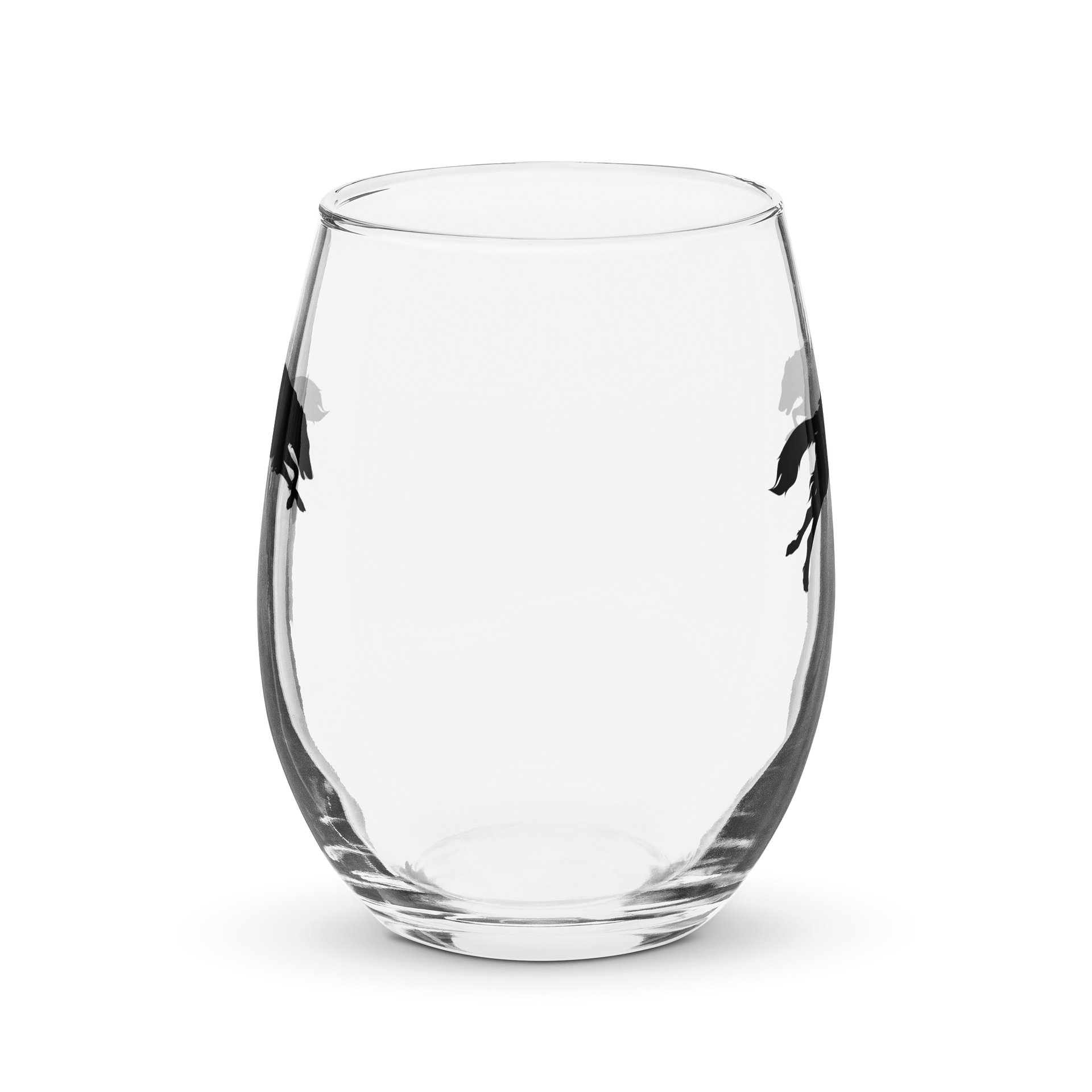 Silhouette Series: Running Dog - Wine Glass product image (4)