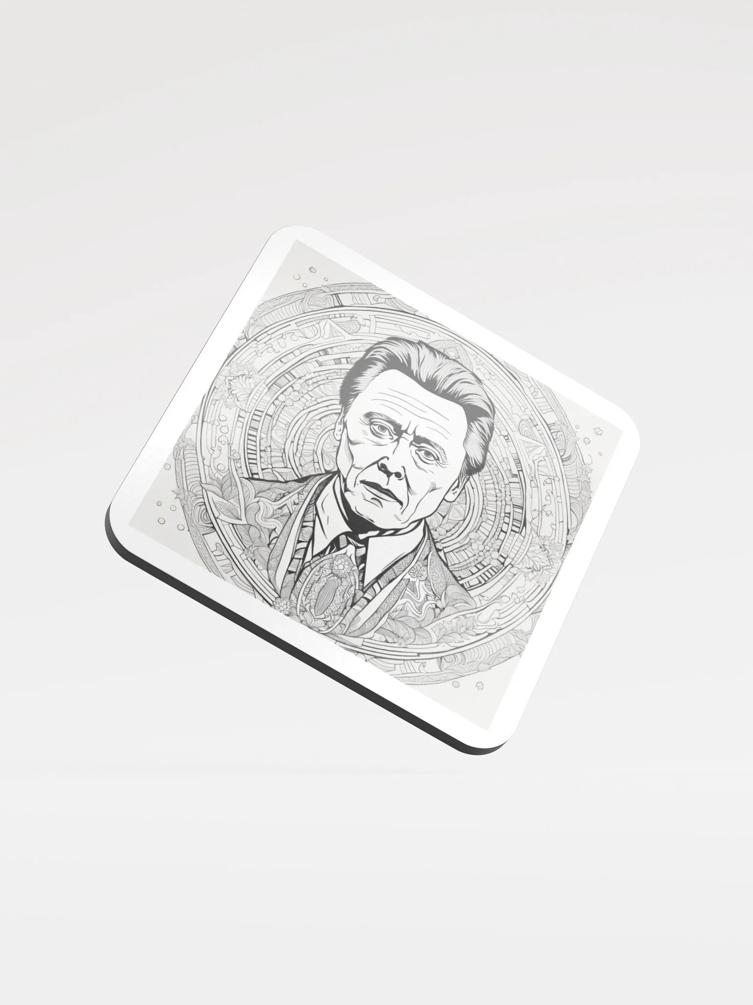 Ornate Serenity Cork Coaster product image (1)