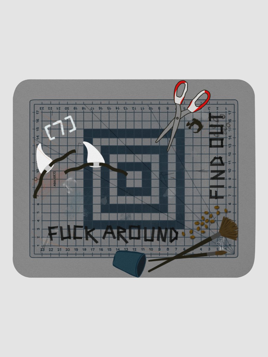 ASolid[7] Craft Desk Mouse Pad (Grey) product image (2)