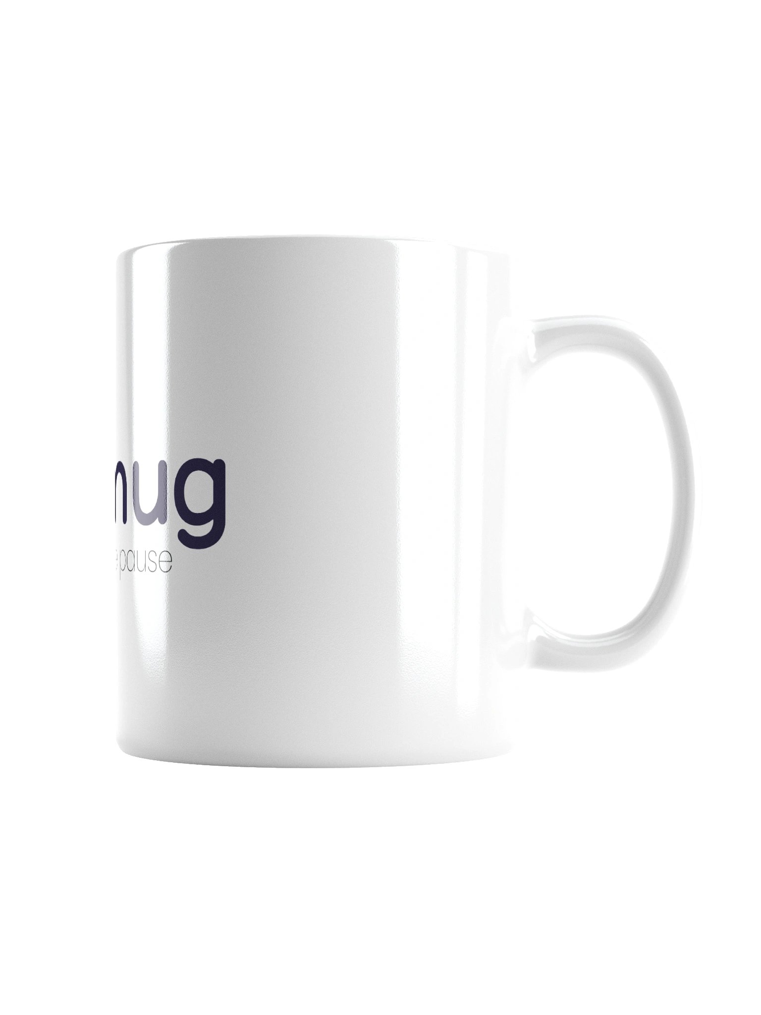 White Glossy Mug - This Mug is Helping Me Pause product image (4)