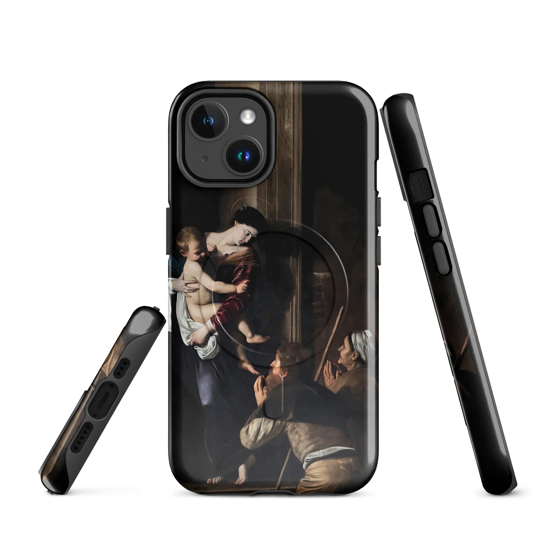 Caravaggio – Pilgrims’ Madonna (Madonna di Loreto) iPhone® MagSafe® Tough Case product image (1)