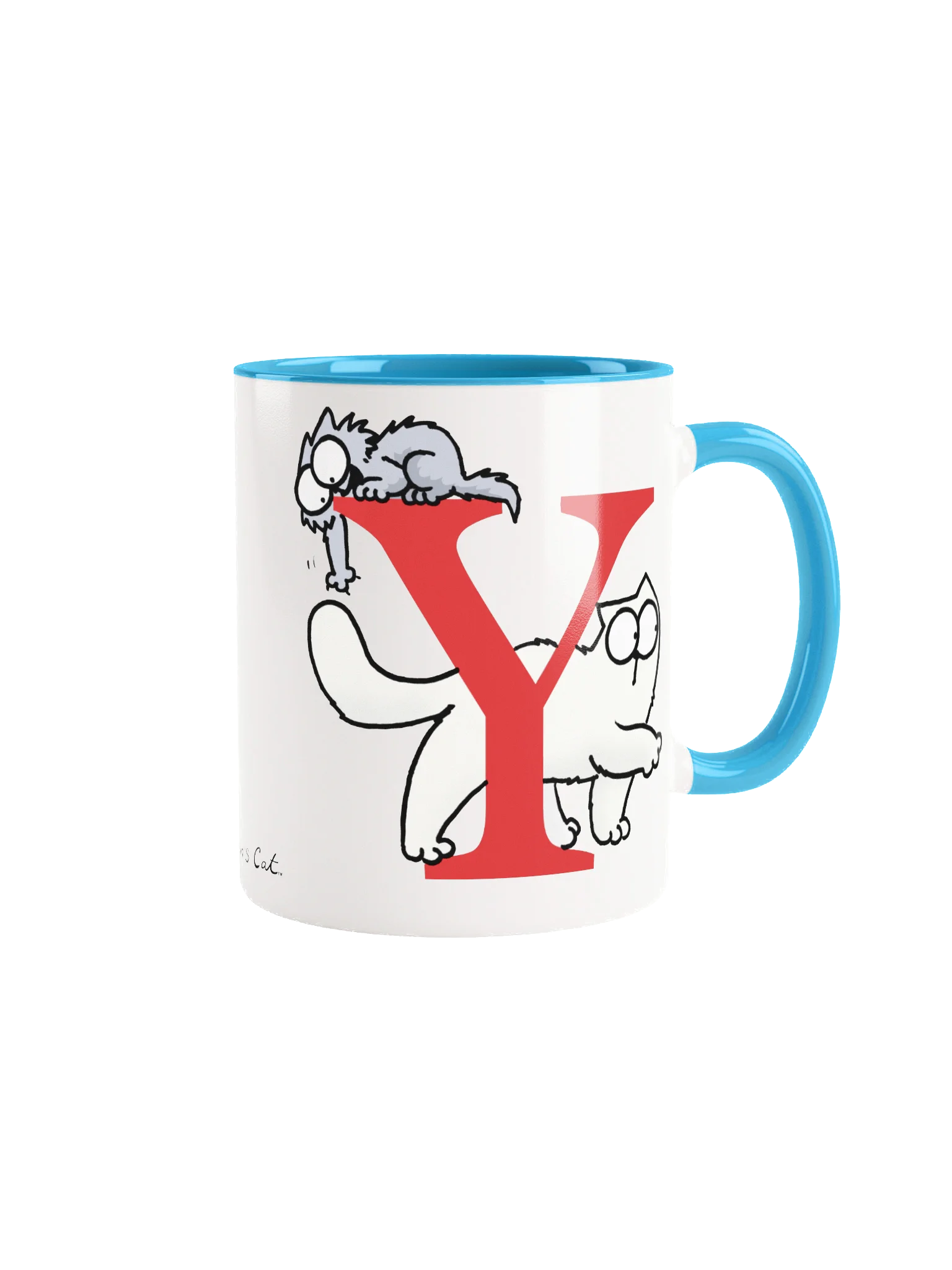 Cat Monogram Mug - Y product image (2)