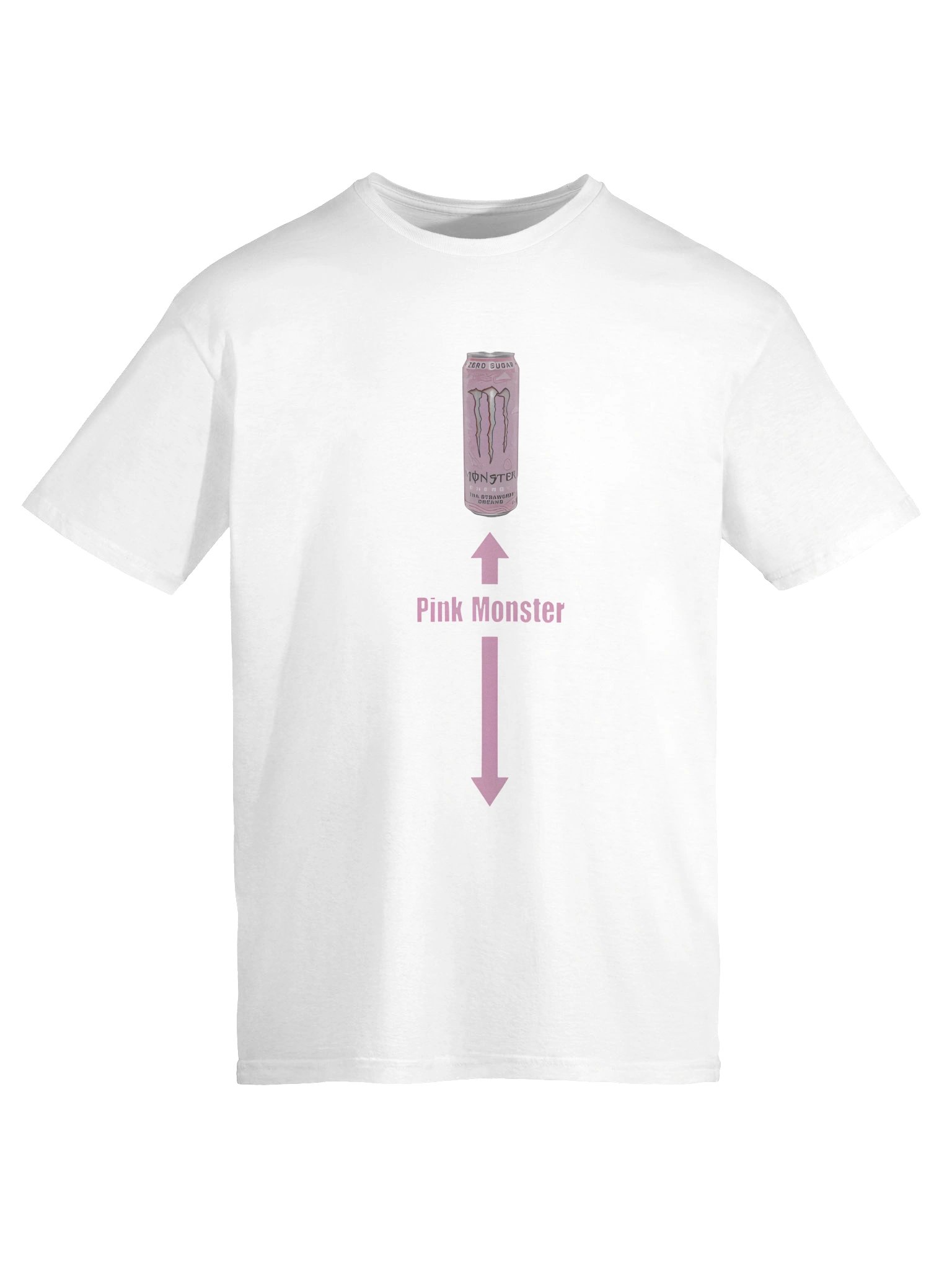 Pink Monster Energy Drink T-Shirt product image (6)