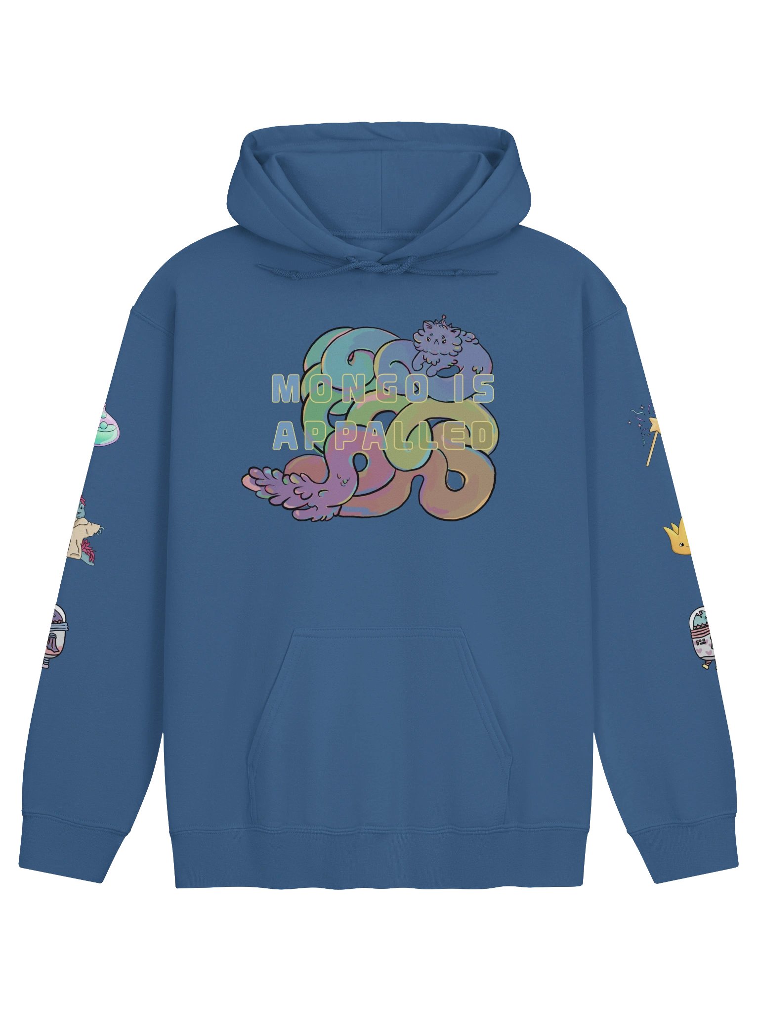 MONGO IS APPALLED with sleeve flair hoodie product image (2)