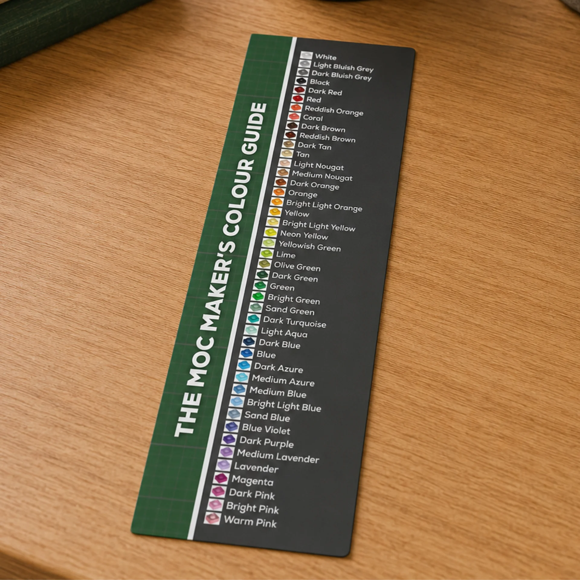 The MOC Maker's Colour Chart Bookmark product image (1)