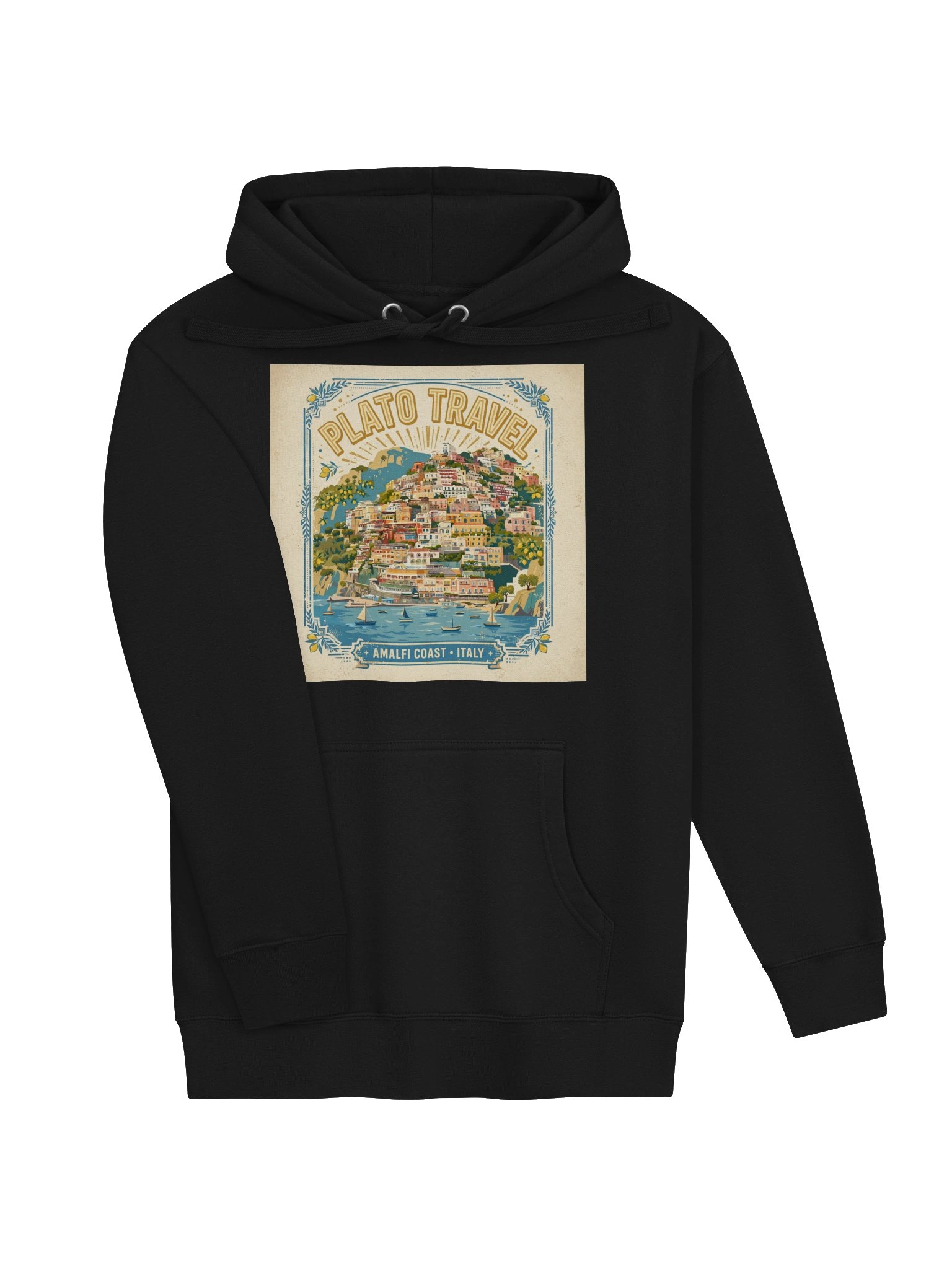 Amalfi Coast Poster Hoodie product image (3)