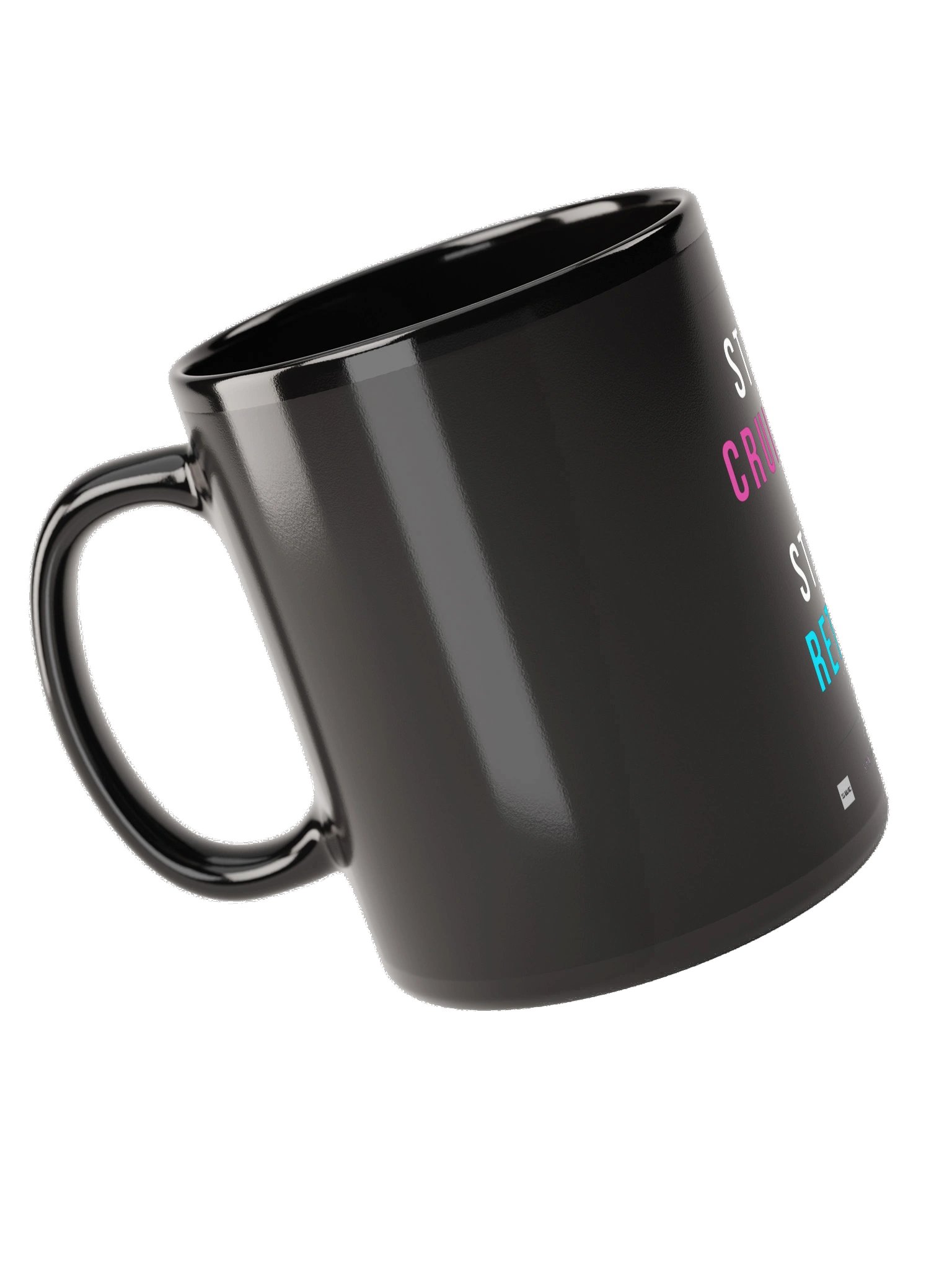 Stay Cruisin' Stay Retro | SWC | Black Glossy Mug product image (5)