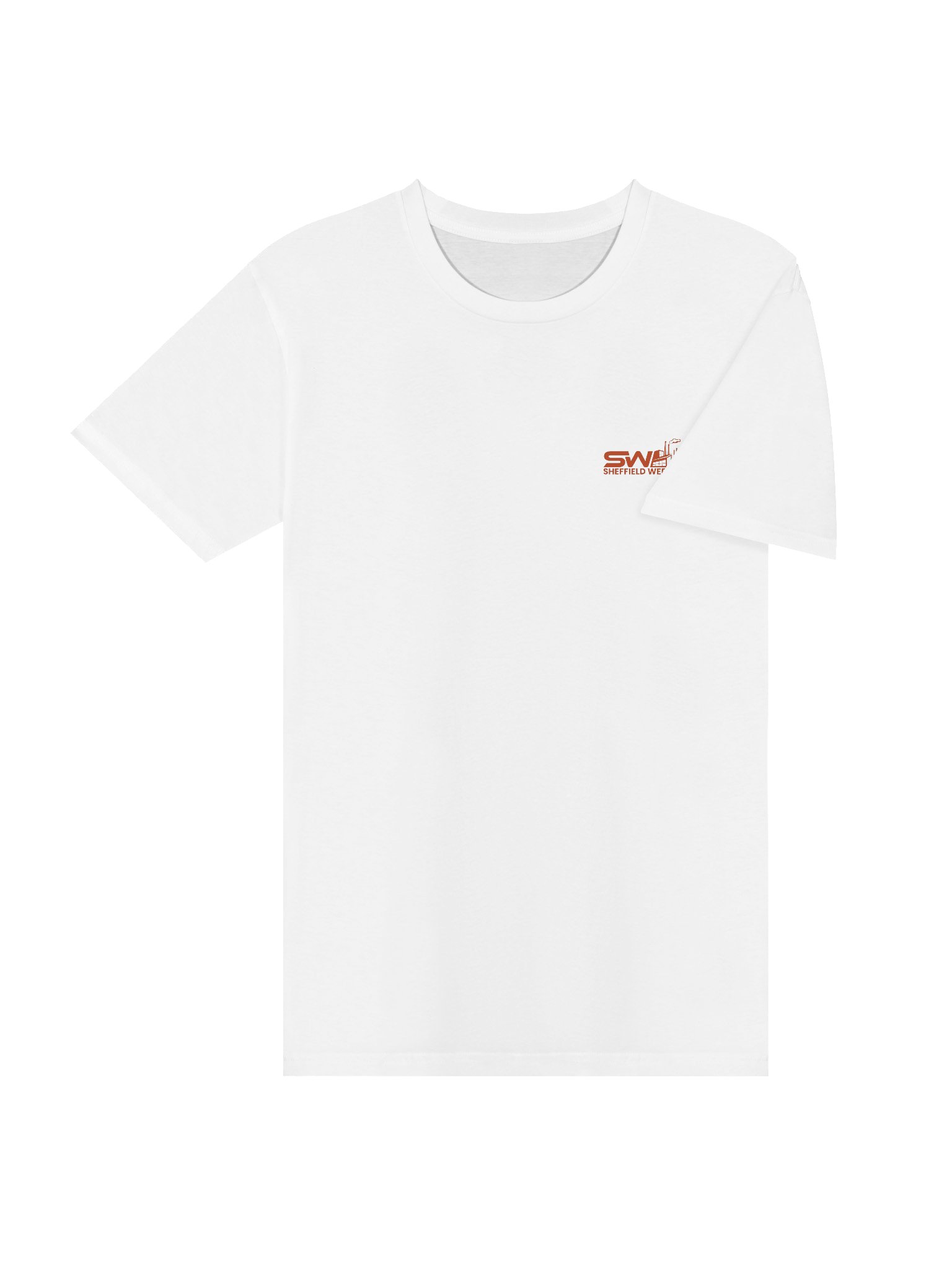 SW T-Shirt - White/Orange (Chest) product image (4)