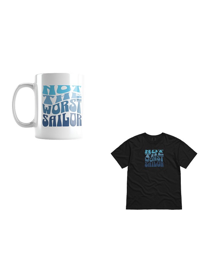 Not the Worst Sailor Bundle - Navy Humor Coffee Mug + T-Shirt Set product image (1)