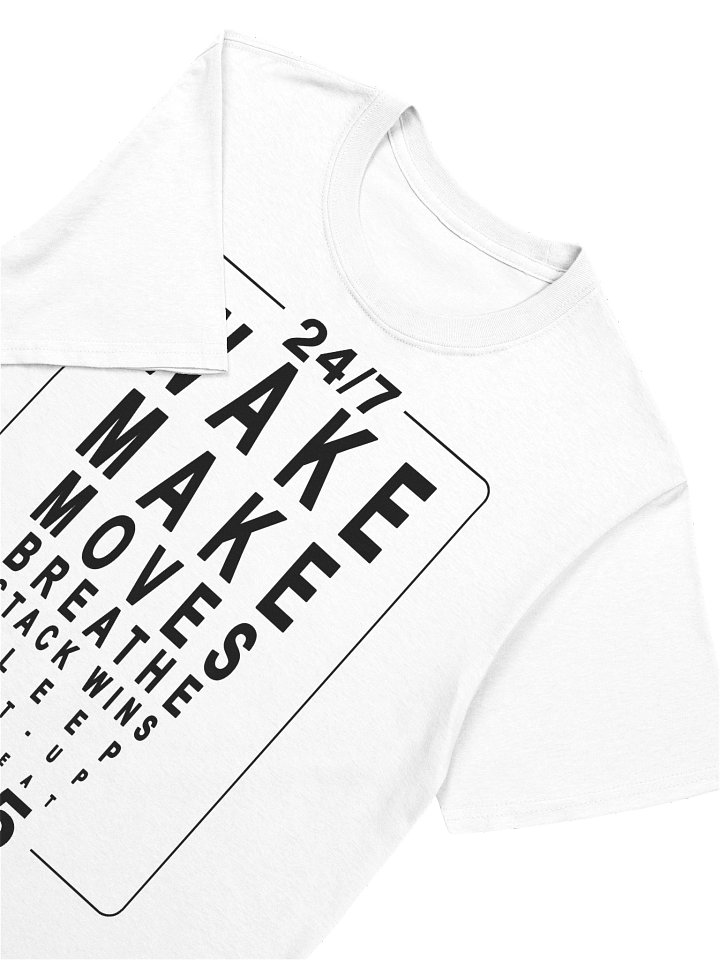 24-7 Wake Make Moves Stack Wins 365 Graphic T-Shirt Onyx product image (1)