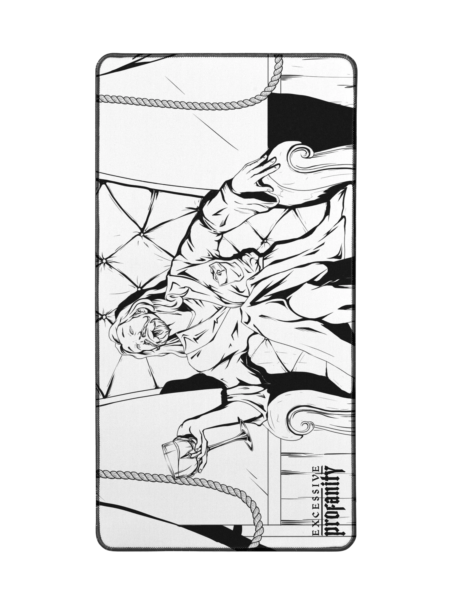 1st Anniversary Desk Mat (B&W) product image (3)