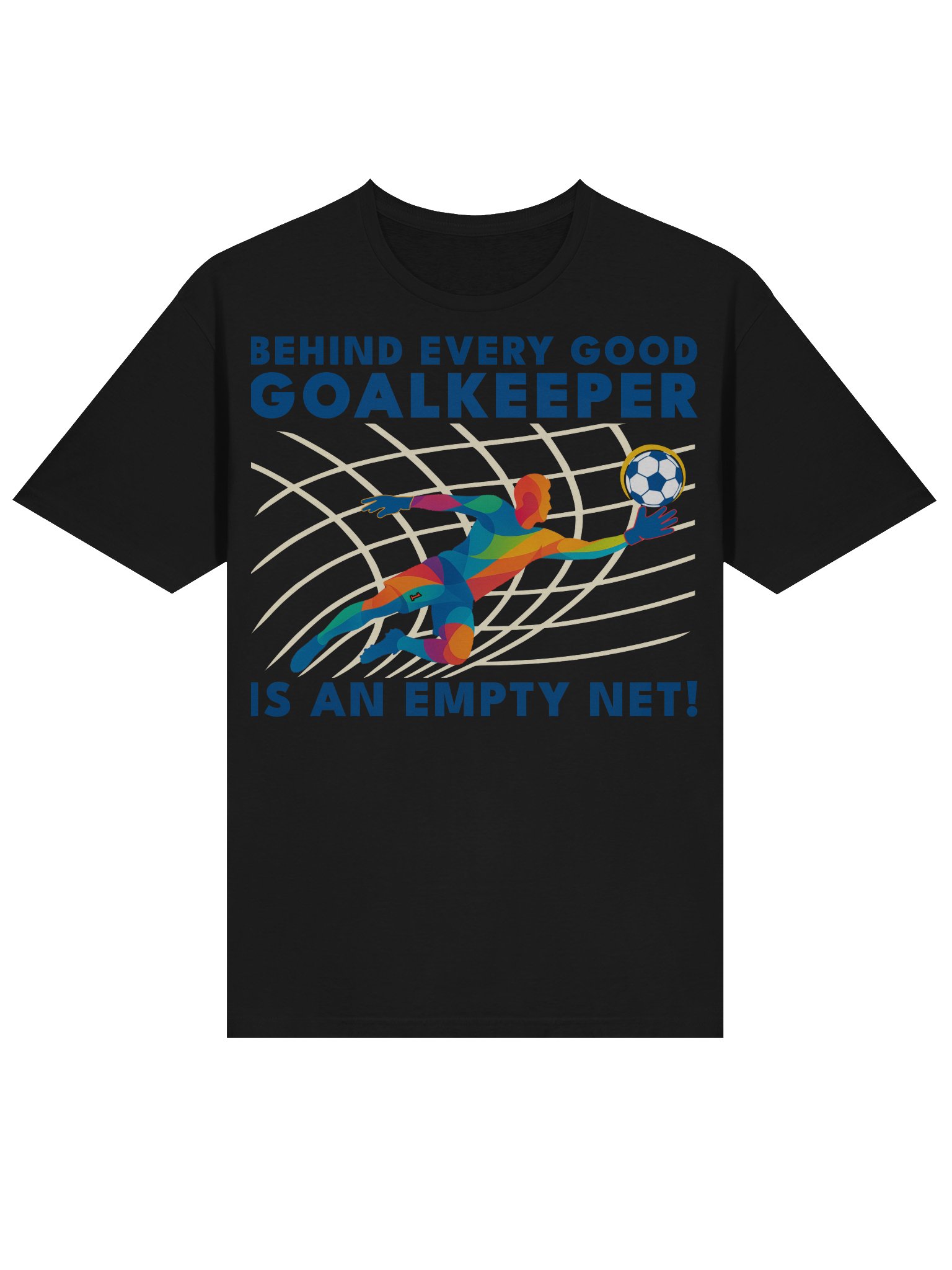 Empty Net — Diving Goalie Vector Tee product image (3)
