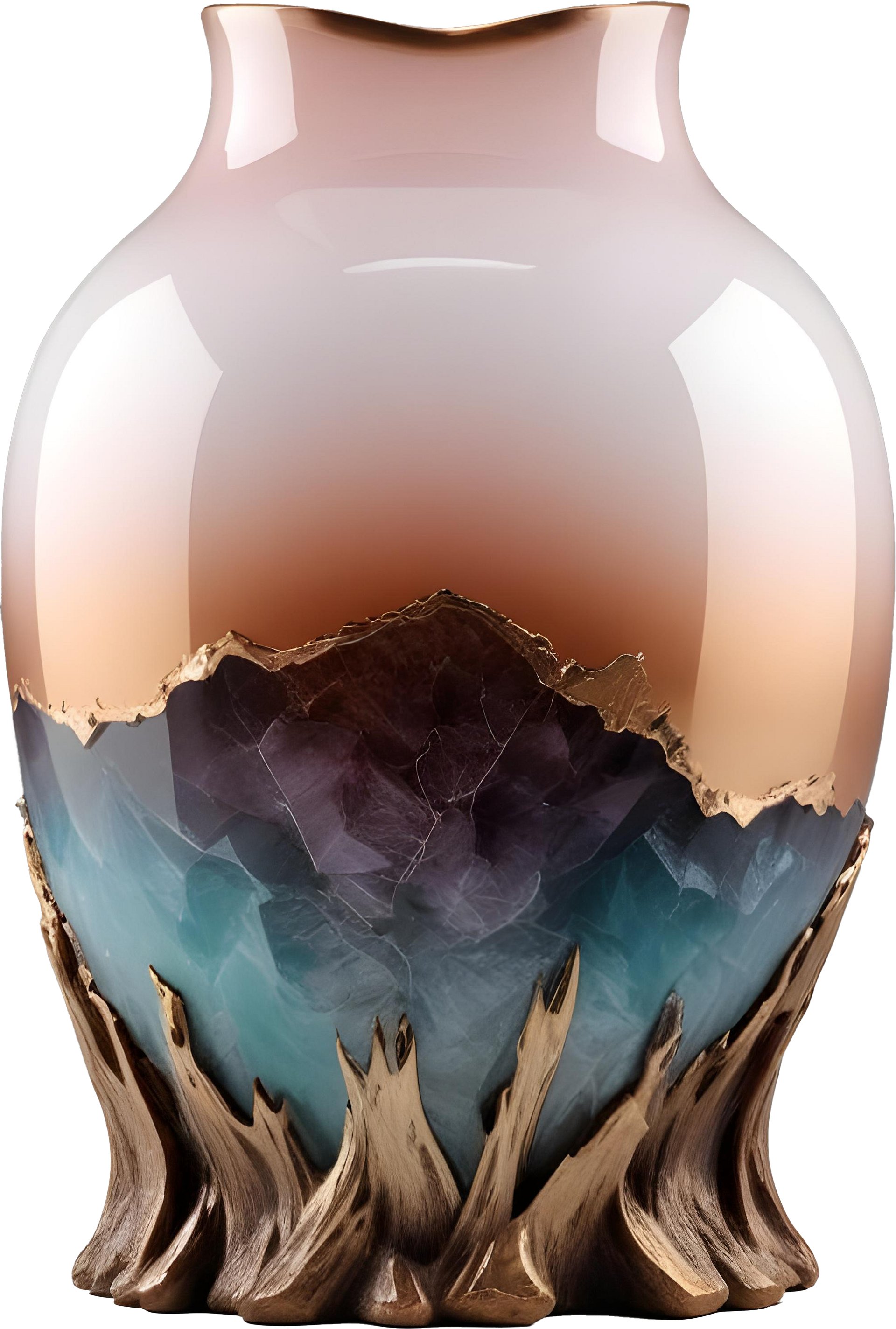 Vase png, object scene creator romantic product image (1)