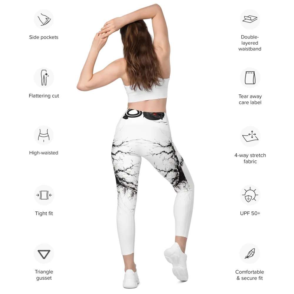 Bamboo Print Leggings with Pockets product image (5)