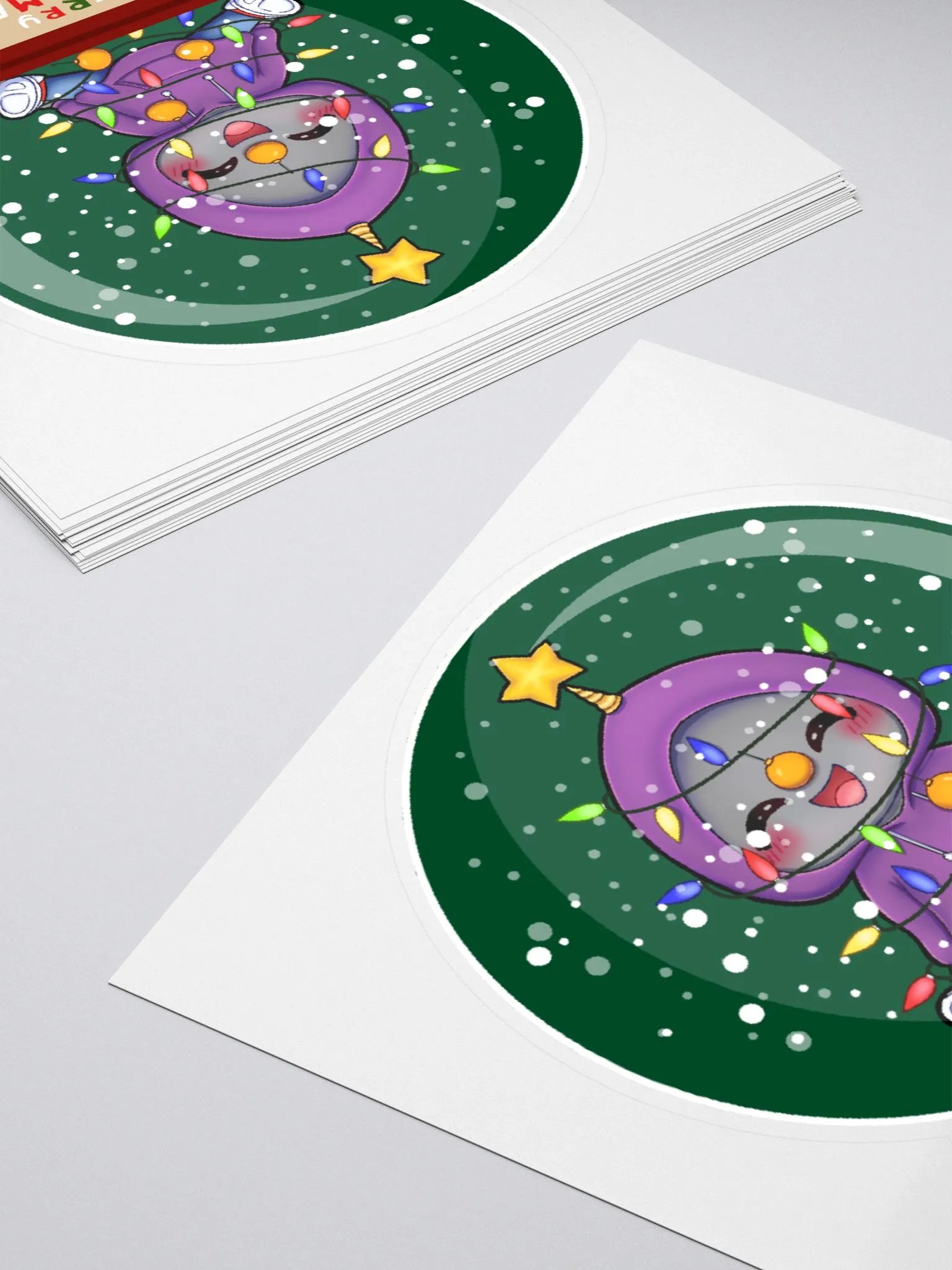 eabChristmas Snowglobe Sticker product image (10)