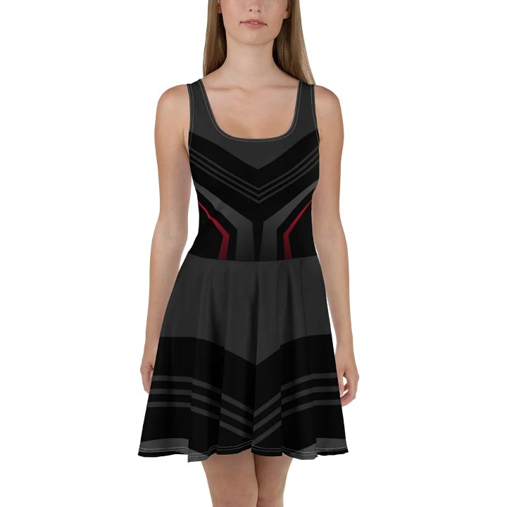 Geometric Fusion Sleeveless Skater Dress product image (2)
