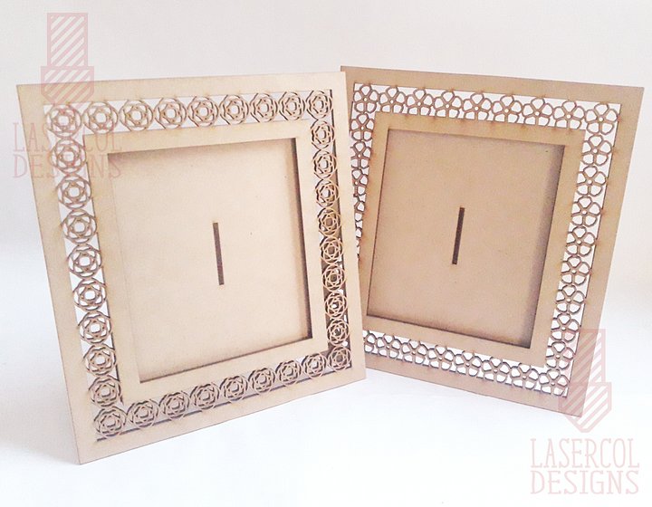 Photo frame (Two Styles) Set 3 - Laser Cut Files product image (2)