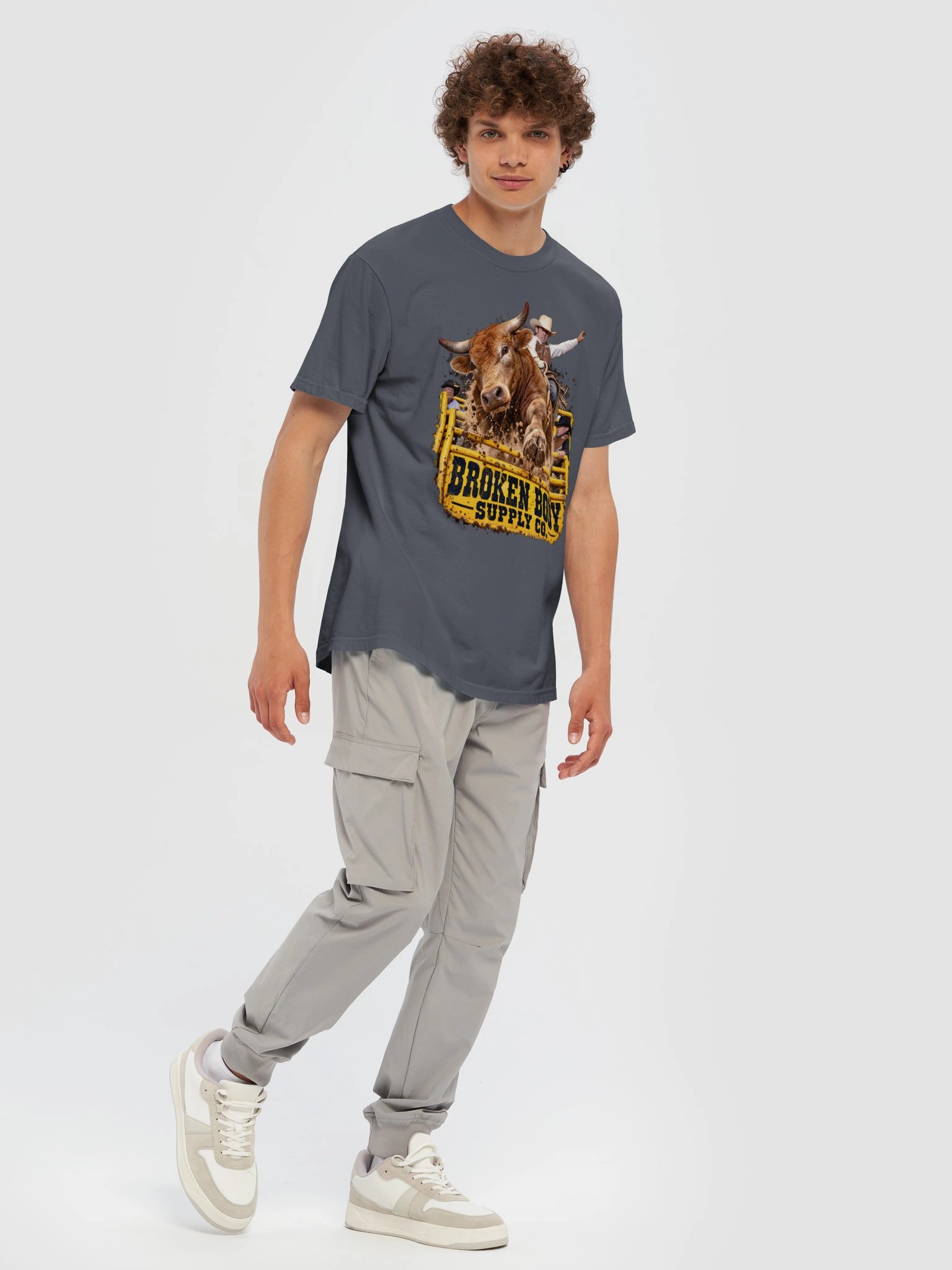 Bull Riding Shirt — Gate Breaker Charging Bull Tee | Broken Roughstock™ product image (8)