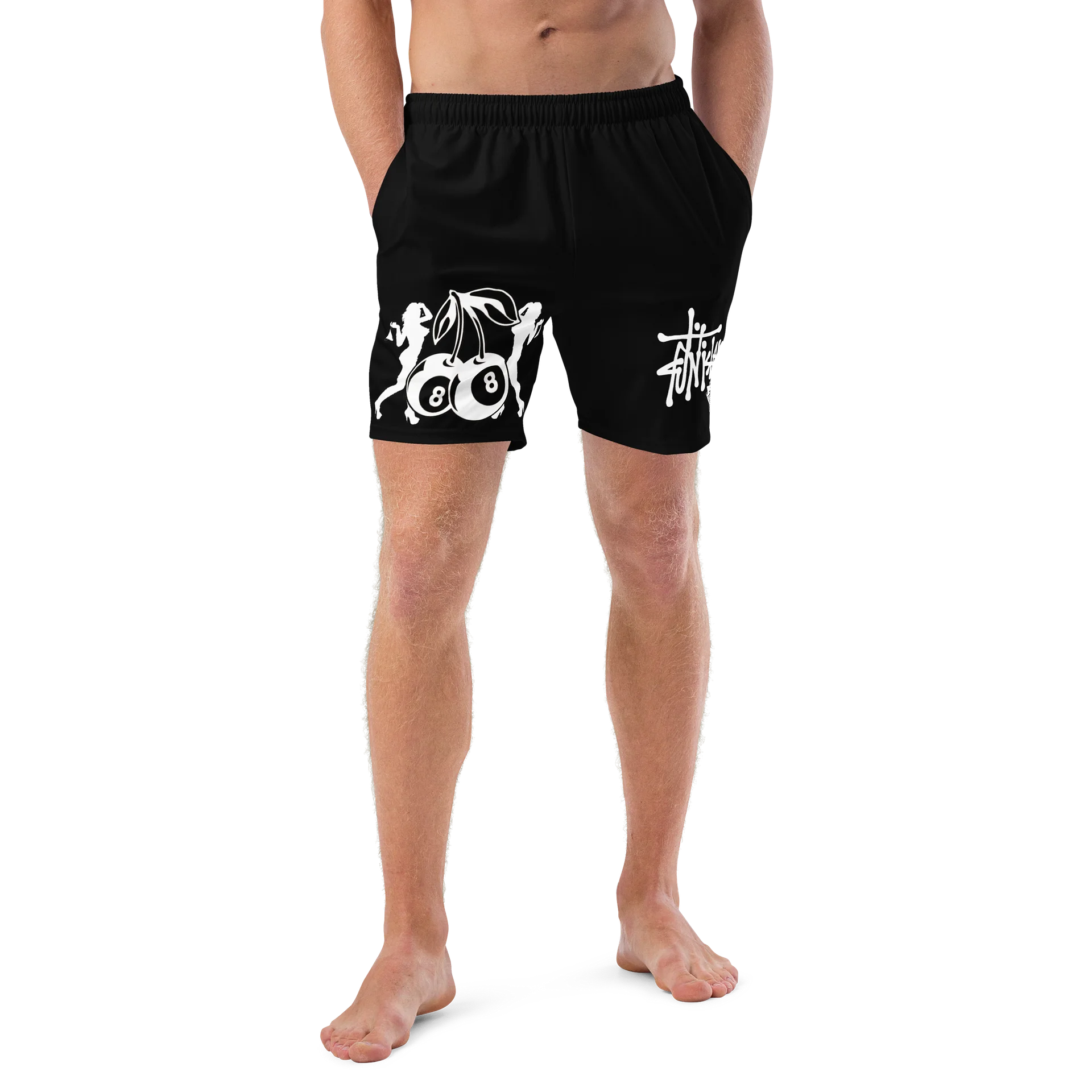 STUSSY 8-BALL SURFBOARD SHORTS SWIM TRUNKS product image (4)