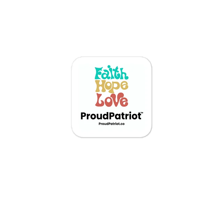 Faith Hope Love Vinyl Sticker product image (1)