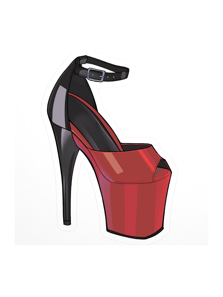 Flamingo Heels Sticker product image (1)