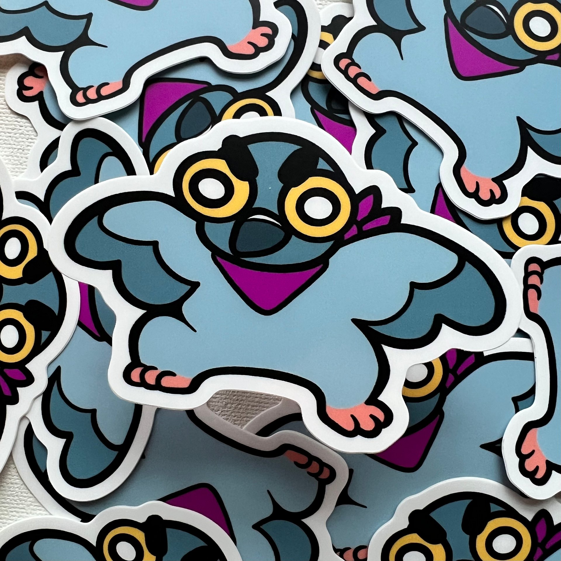 Doug Pigeon FIGHT ME Sticker product image (2)