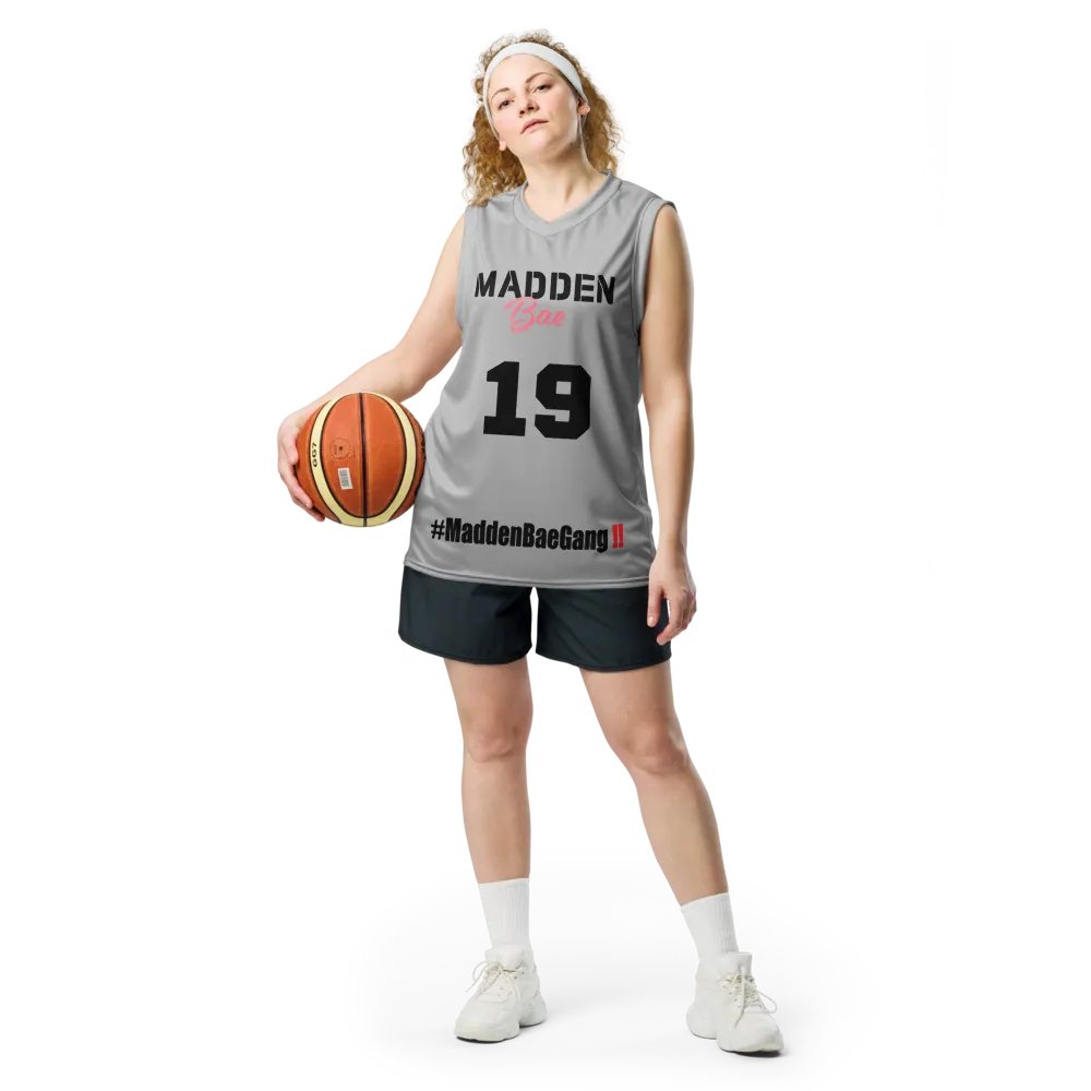 Madden Bae Jersey 👨‍🎨 (Gray + Black Logo) product image (9)