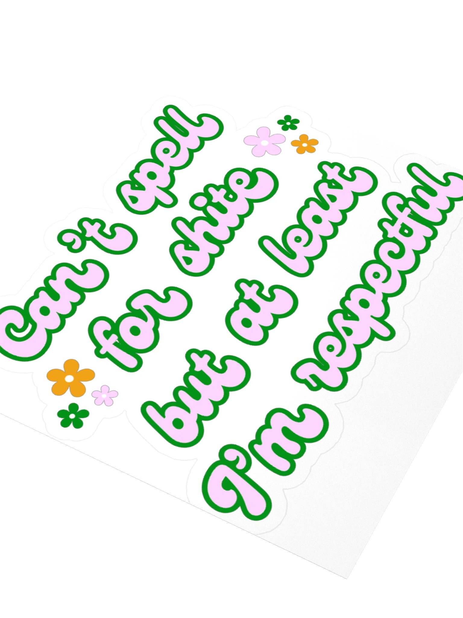 Illiterate Sticker product image (7)