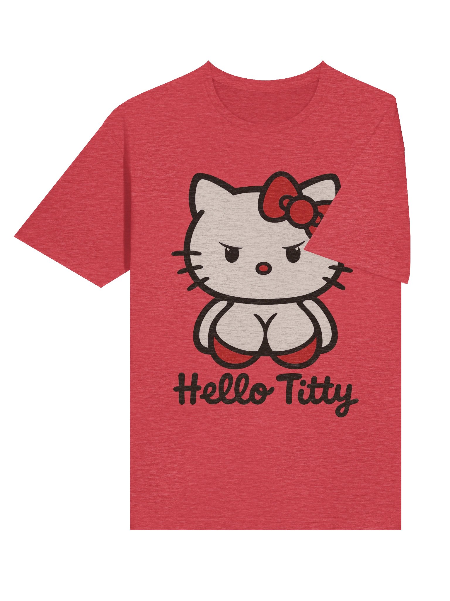 Hello Kitty Parody T-Shirt | Funny Adult Meme Tee for Gamers & Collectors product image (6)