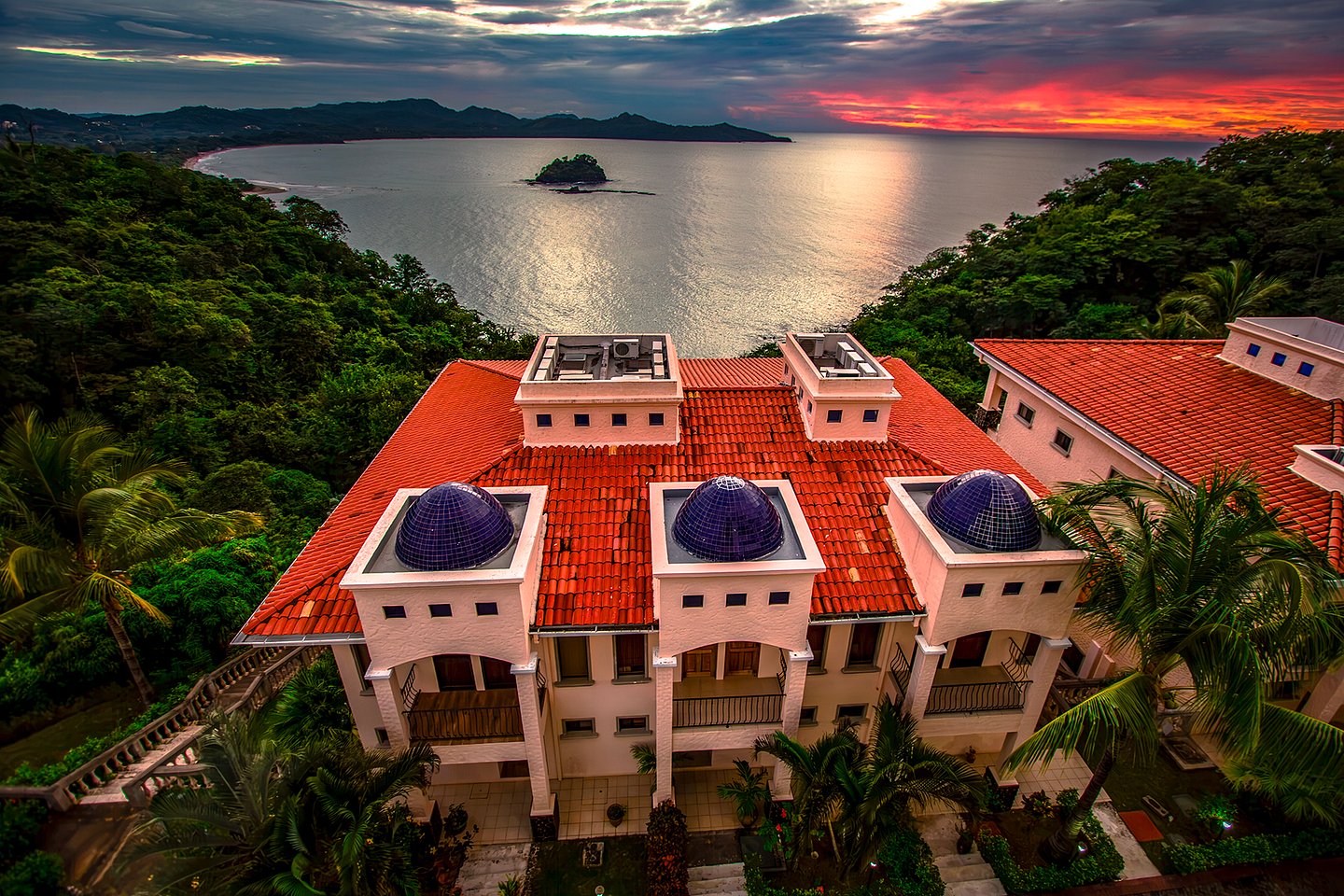 Sunset from the hills, Costa Rica