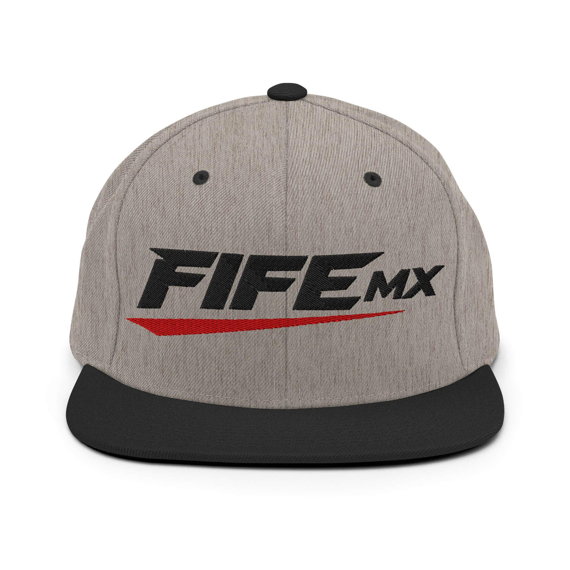 FifeMX 3D Stitch Snapback – Black Logo product image (13)