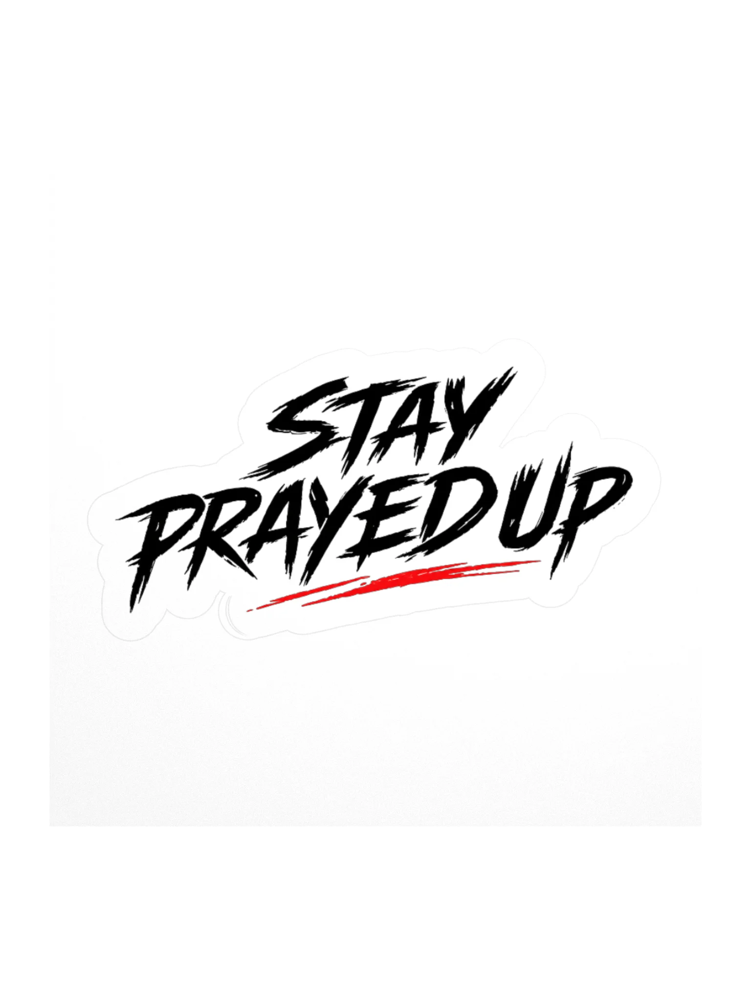 Stay Prayed Up Sticker | Mysteries Unknown Faith Collection product image (3)