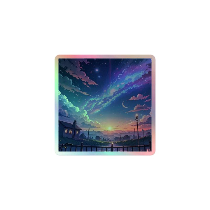 Galactic Dreams Holographic Sticker Sheet product image (1)