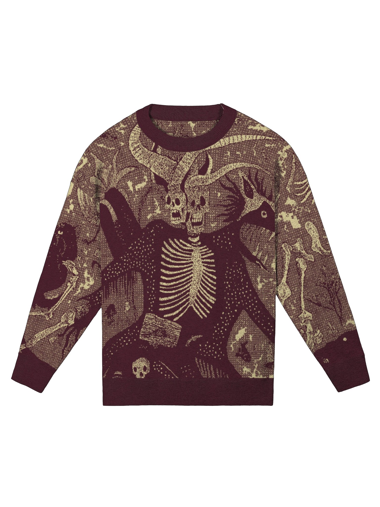 Thriheaded Demon Beast from HELL - Burgundy product image (1)