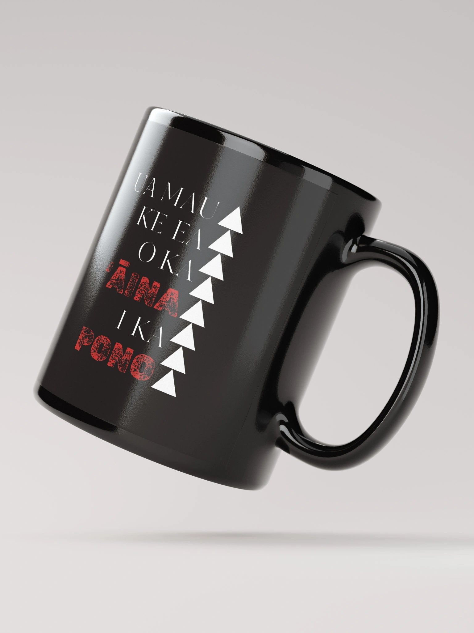 Black Mug - Ua Mau Ke Ea O Ka Aina I Ka Pono product image (3)