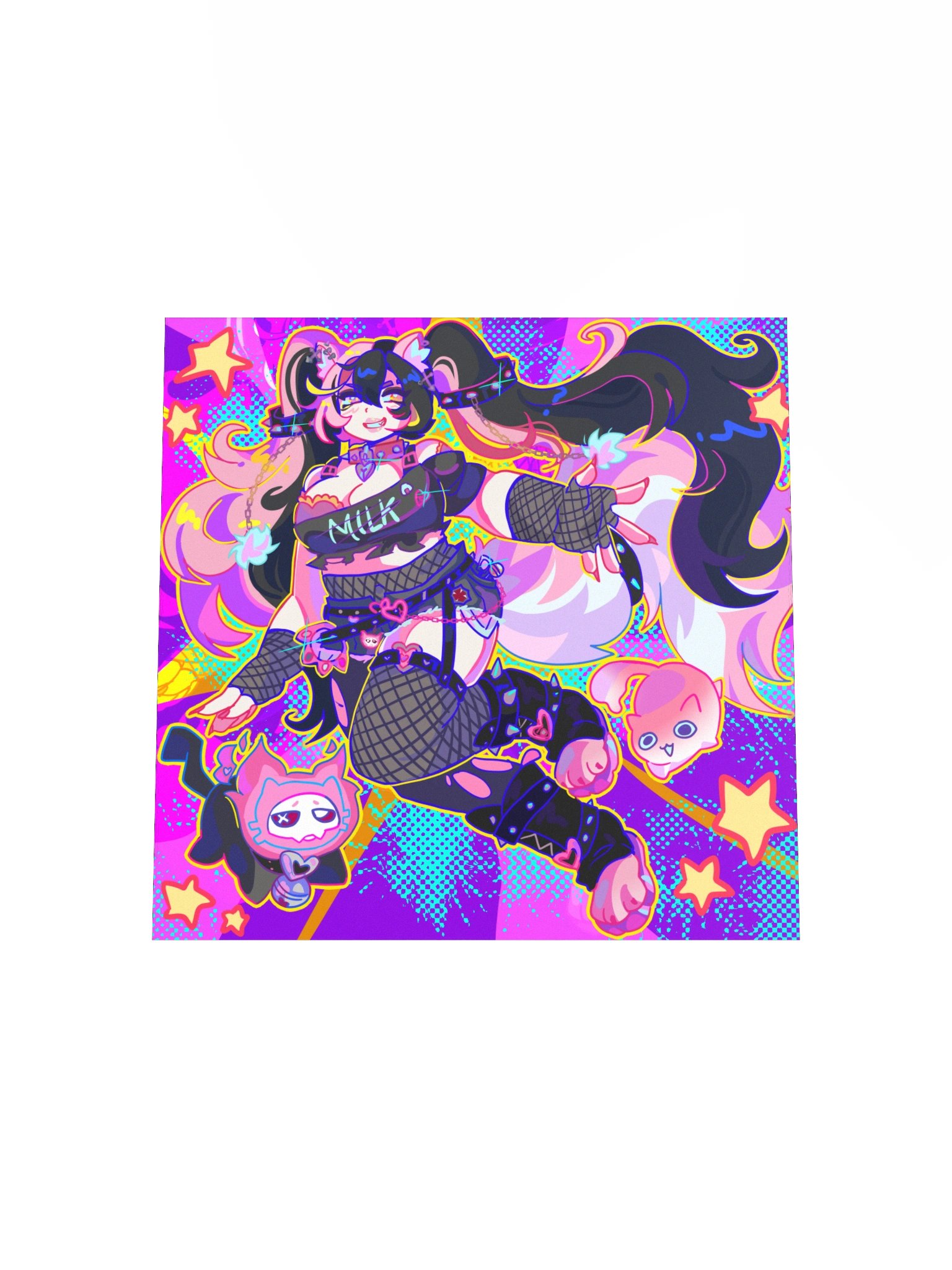CHAOS KITTY CREW MATTE PRINT product image (16)