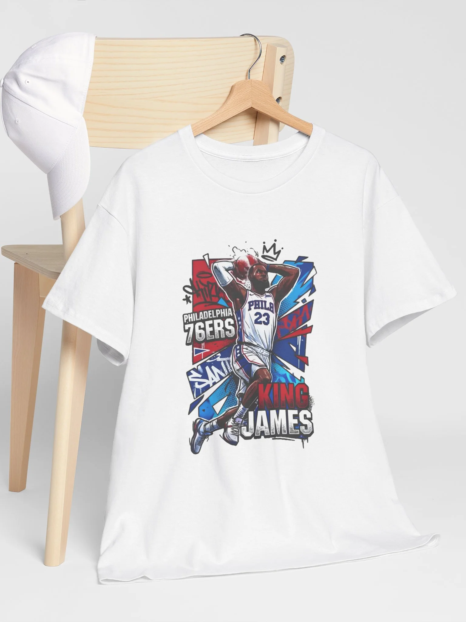 "King James" Philadelphia 76ers Shirt product image (145)