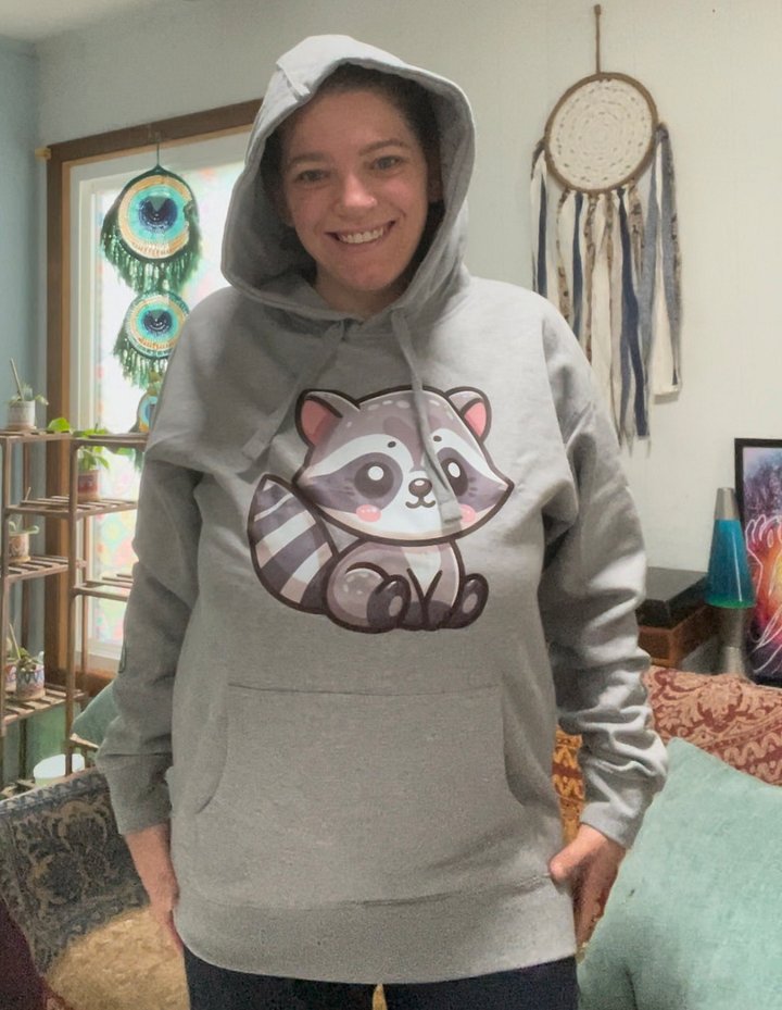 Raccoon Emote Hoodie product image (1)