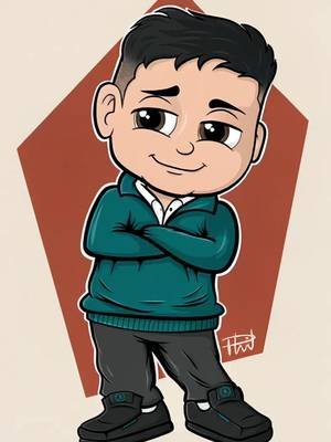 “Quick timelapse of me drawing my son in my chibi style ✍️ Made in Adobe Fresco. Trying to level up my character work one drawing at a time. #adobefresco #drawing #digitalart #timelapse #chibiart 