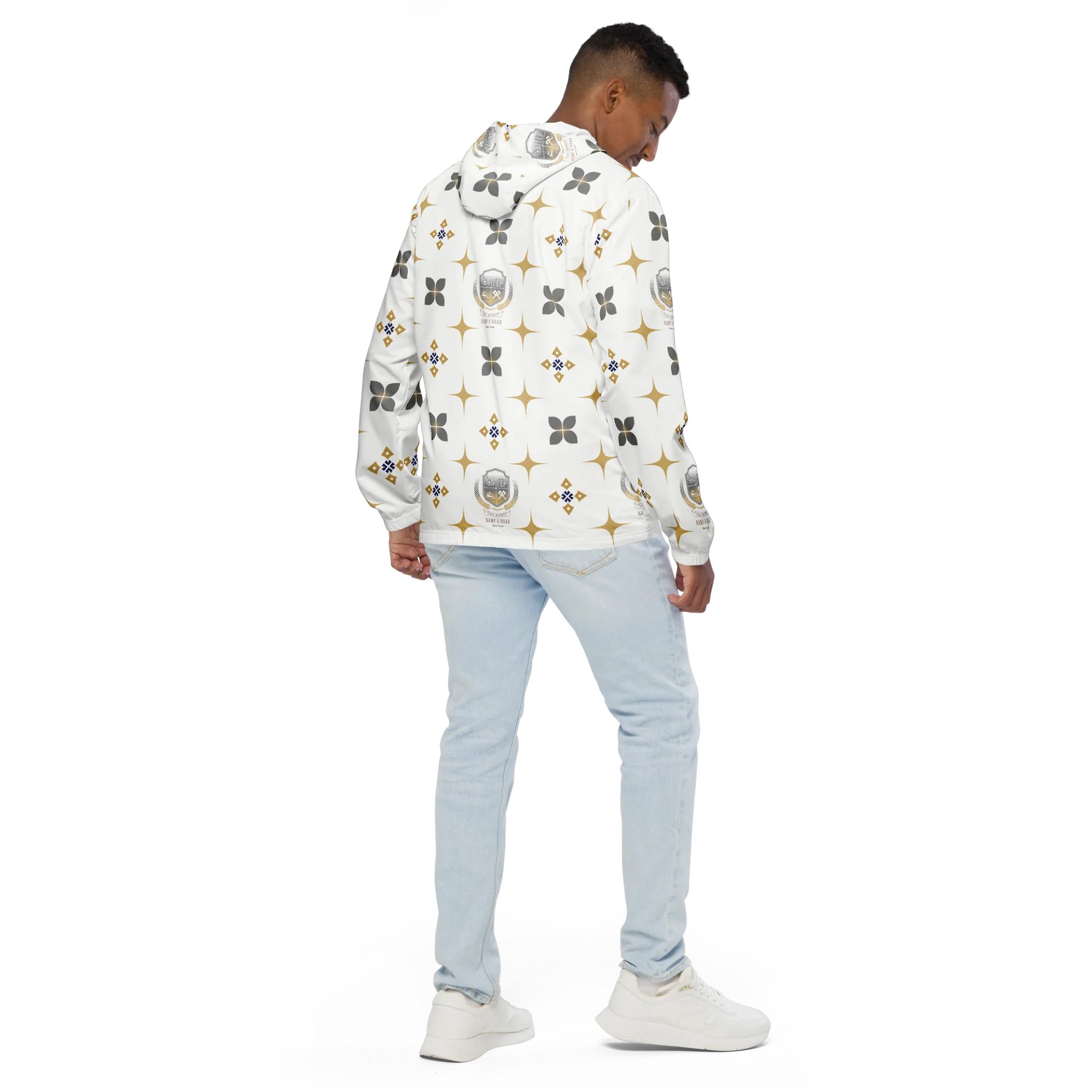 Out and About All-Over Print Unisex Windbreaker product image (4)