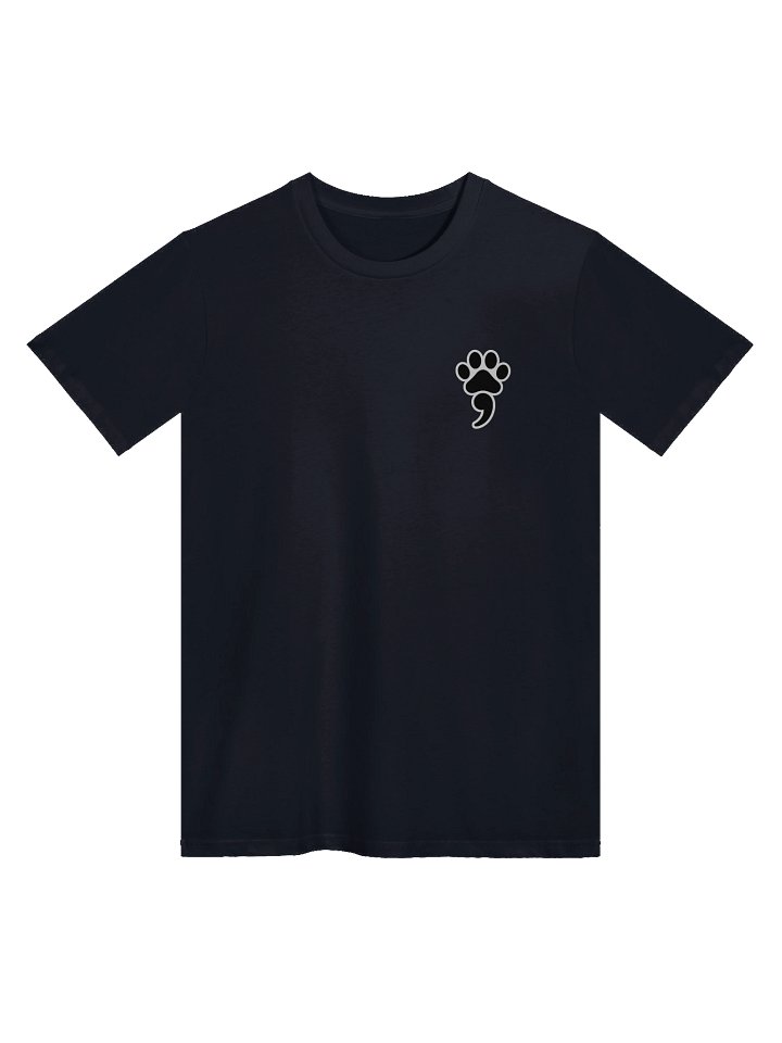 🐾 Paw Semicolon Awareness T-Shirt | Front & Back Design product image (2)