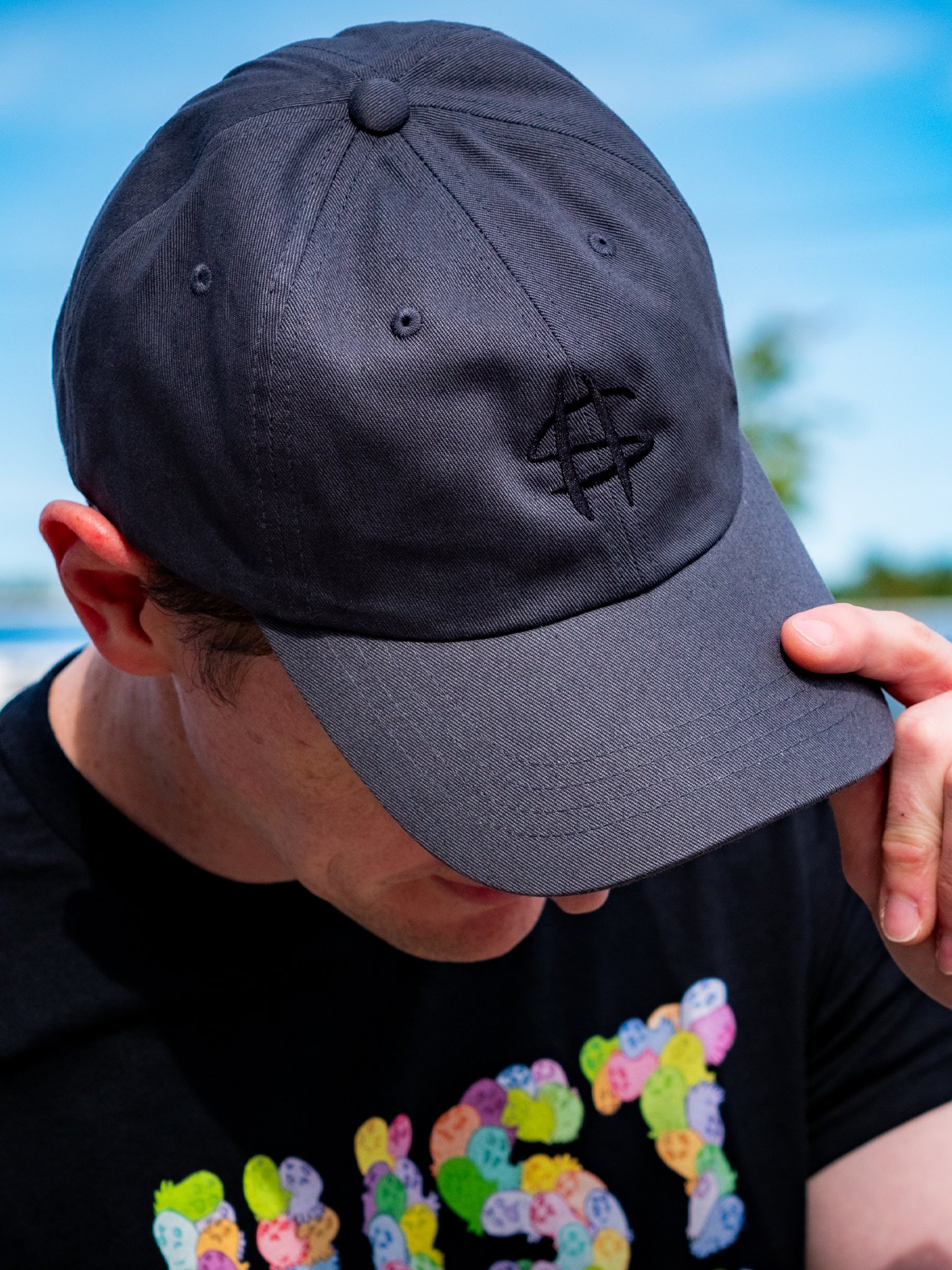 Dark Gray Money Ghost Hat product image (3)