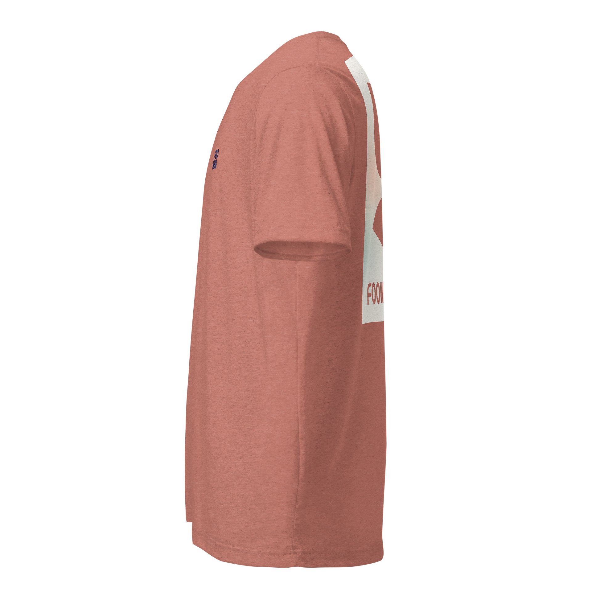 Embroidered Monogram T-Shirt in Mauve Red with Backprint product image (12)