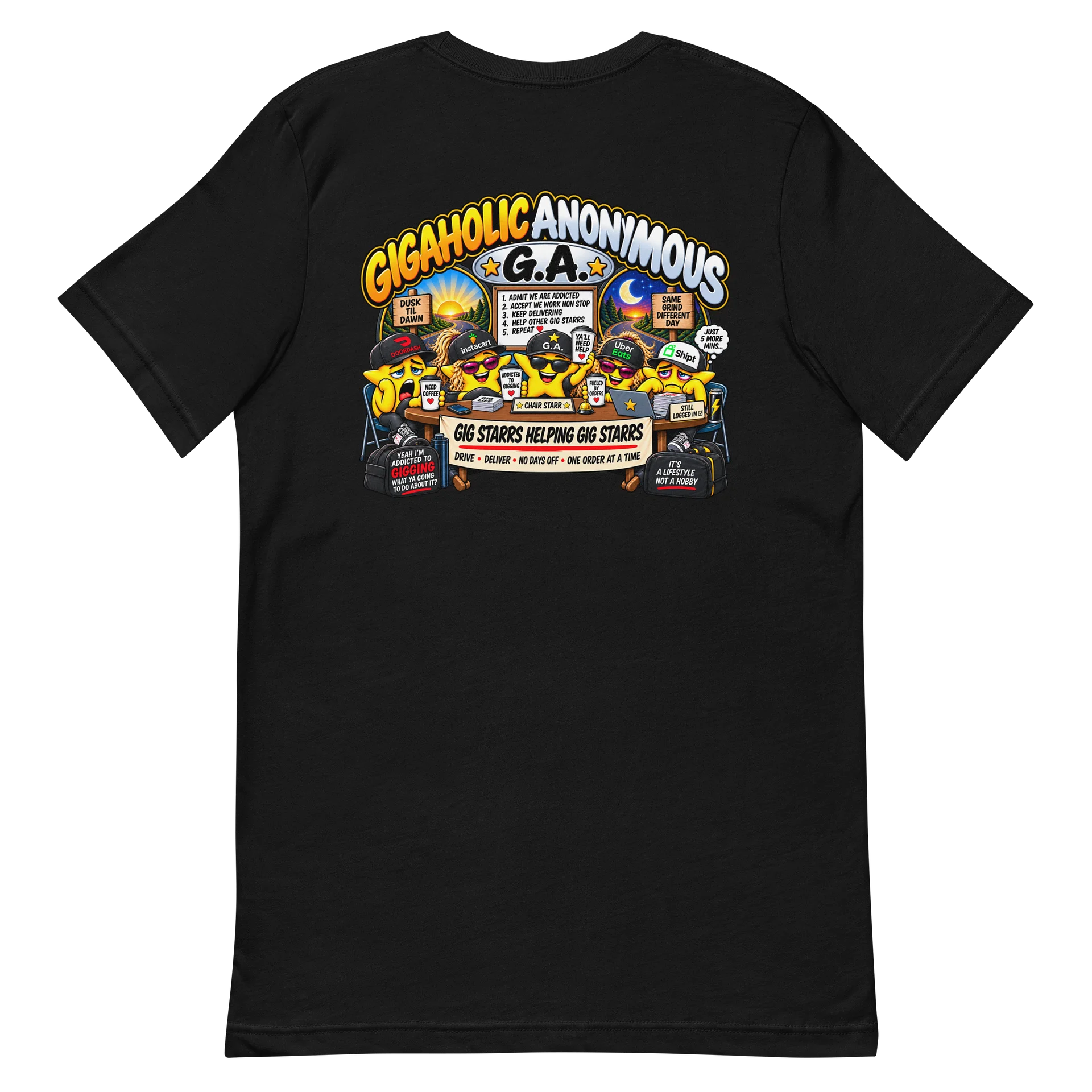 G.A. Gigaholic Anonymous – Gig Starr Tee product image (6)