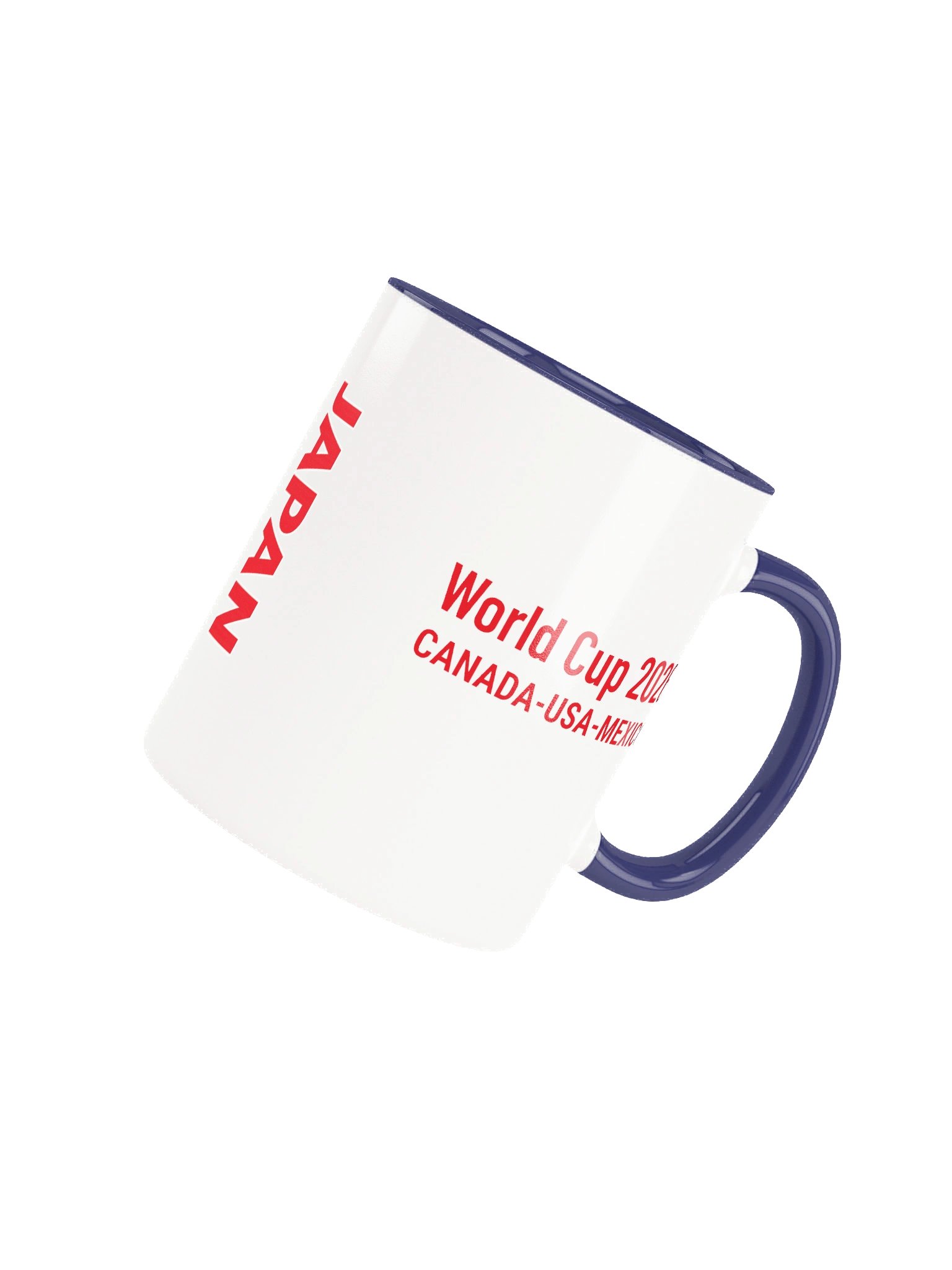Japan 2026 World Cup Flag Mug - Japan Soccer Fan Coffee Cup - Premium Two-Tone Ceramic Mug product image (4)